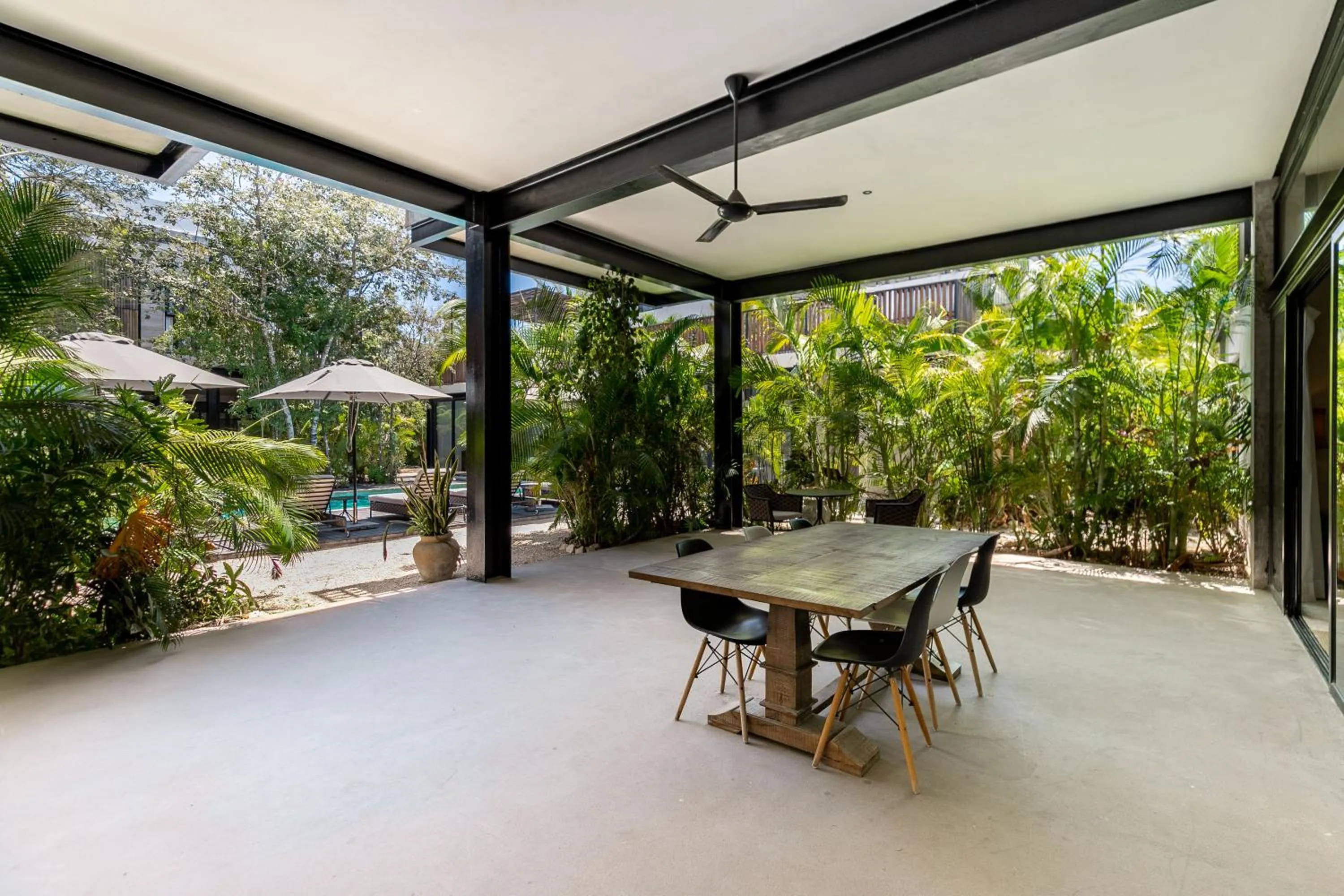 Patio in Lumina at Mudra Tulum