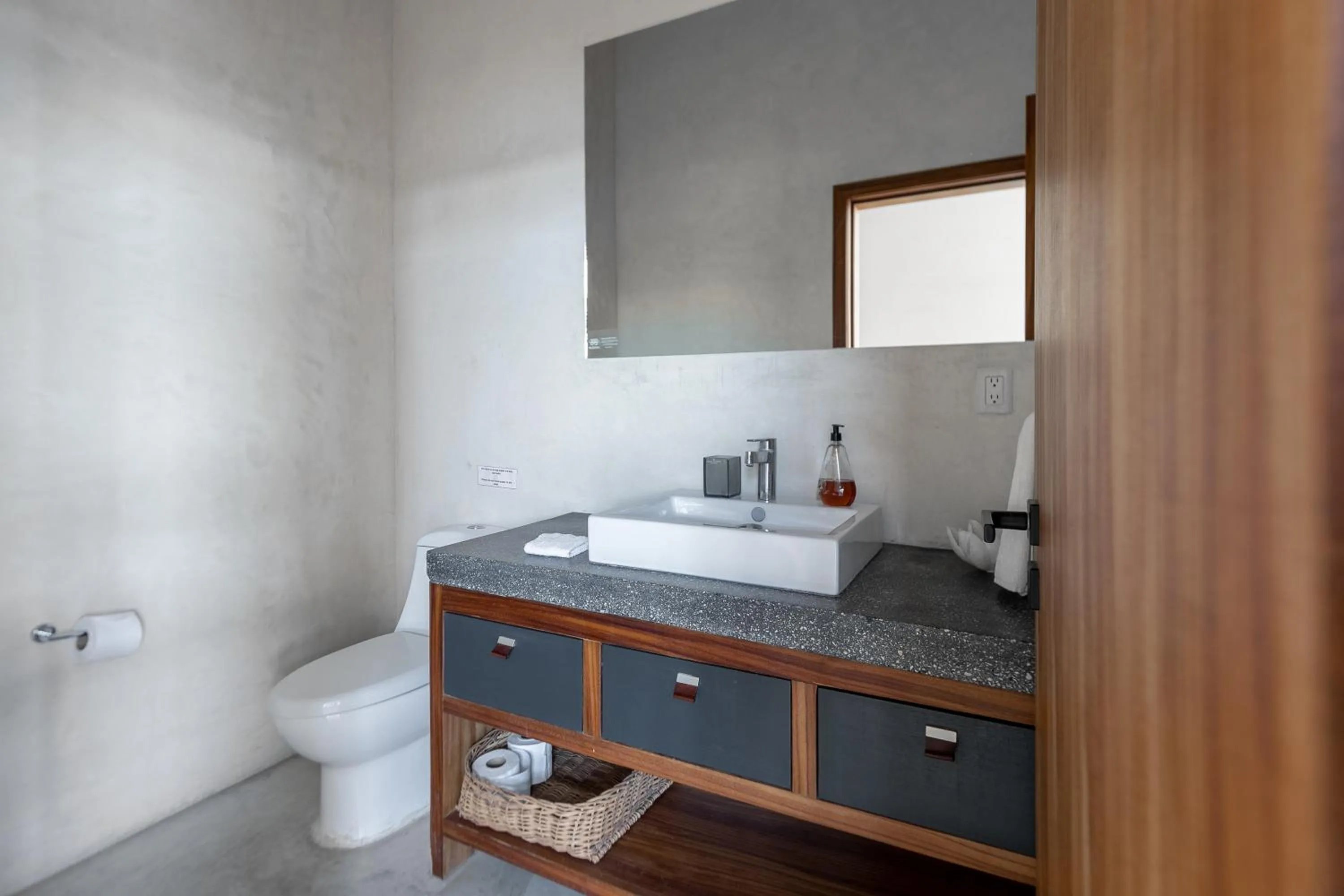 Toilet in Lumina at Mudra Tulum