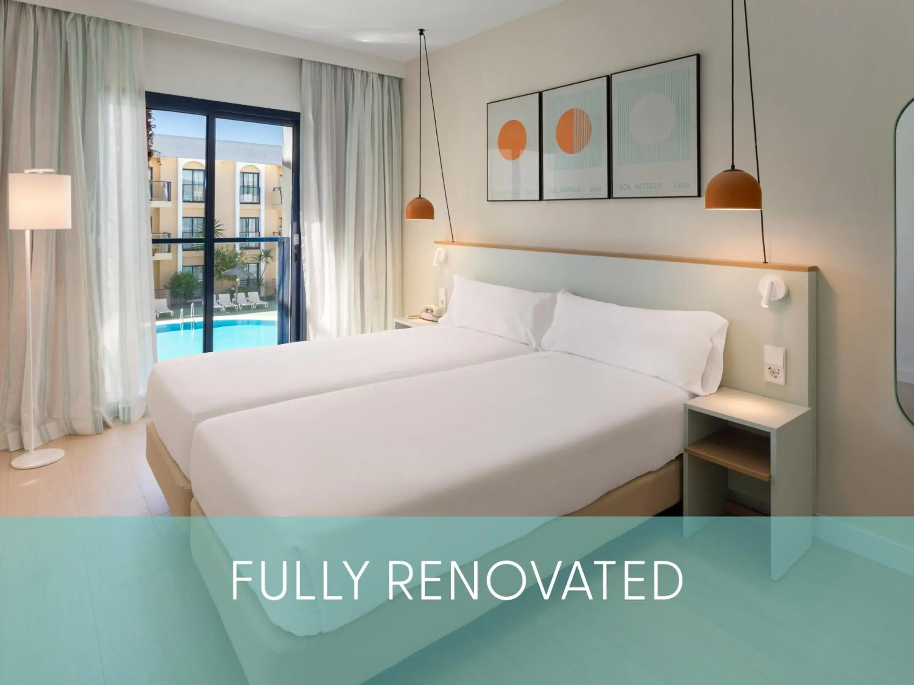 Bedroom, Bed in Sol Sancti Petri Aparthotel Bedroom, Bed in Sol Sancti Petri Aparthotel