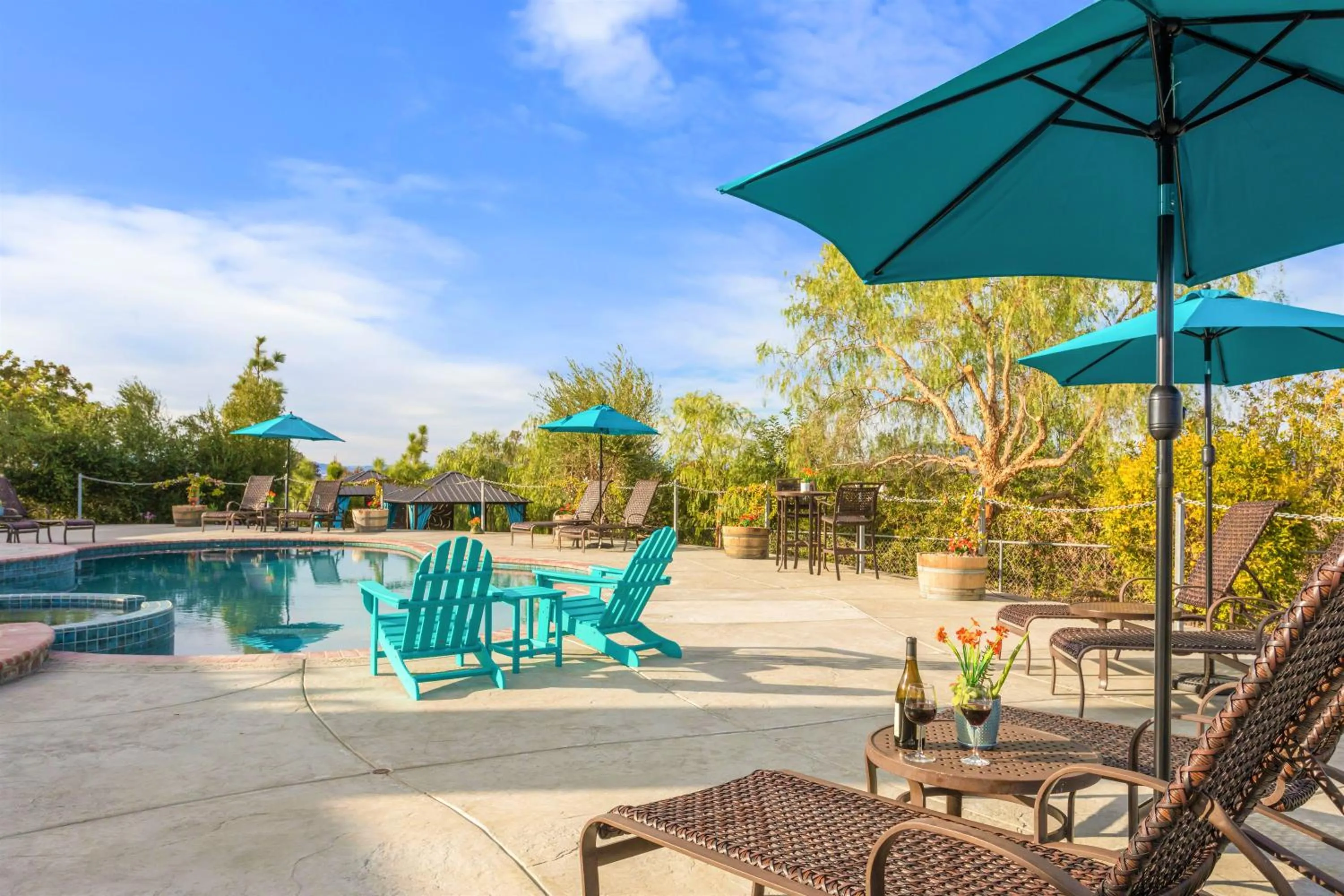 Hot Tub in Villa Inn- Adult Only- Temecula Wine Country
