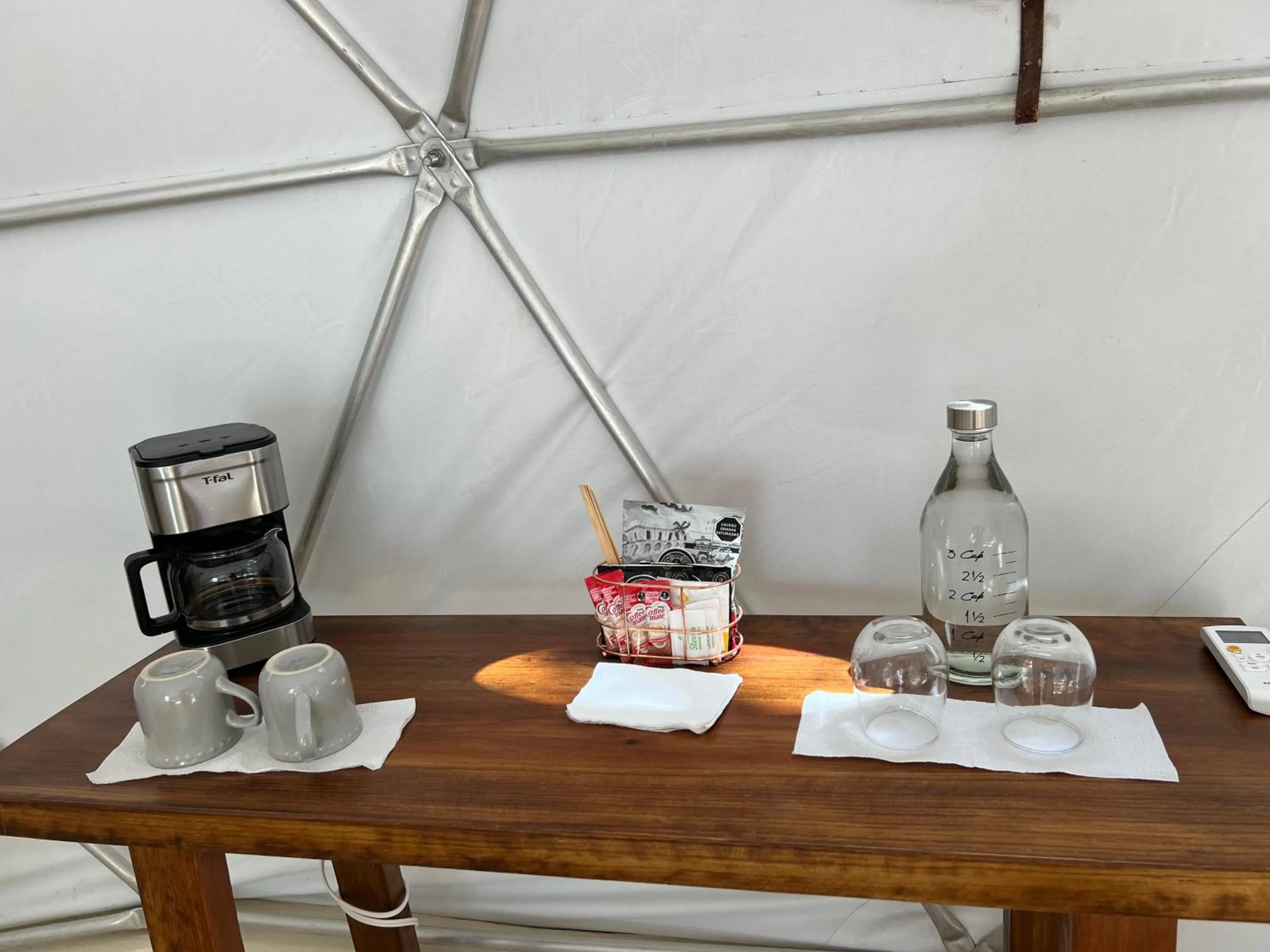 Coffee/tea facilities in Glamping Mayan Glam