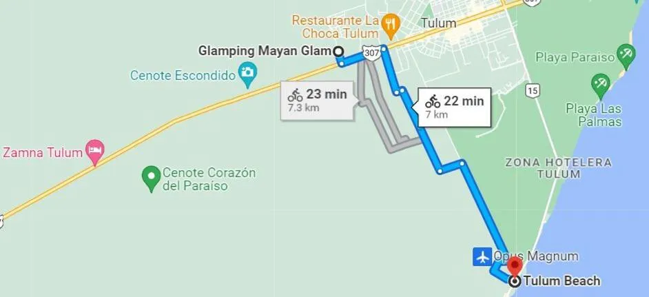 Nearby landmark in Glamping Mayan Glam