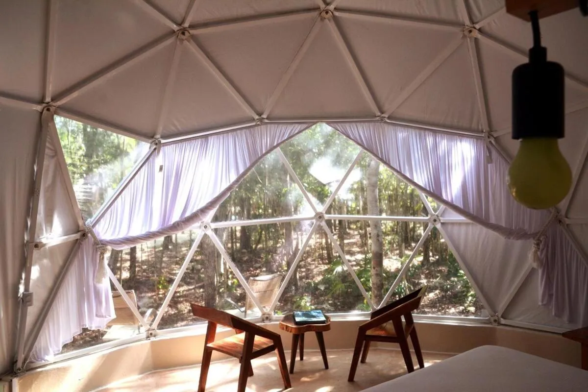 Bed in Glamping Mayan Glam