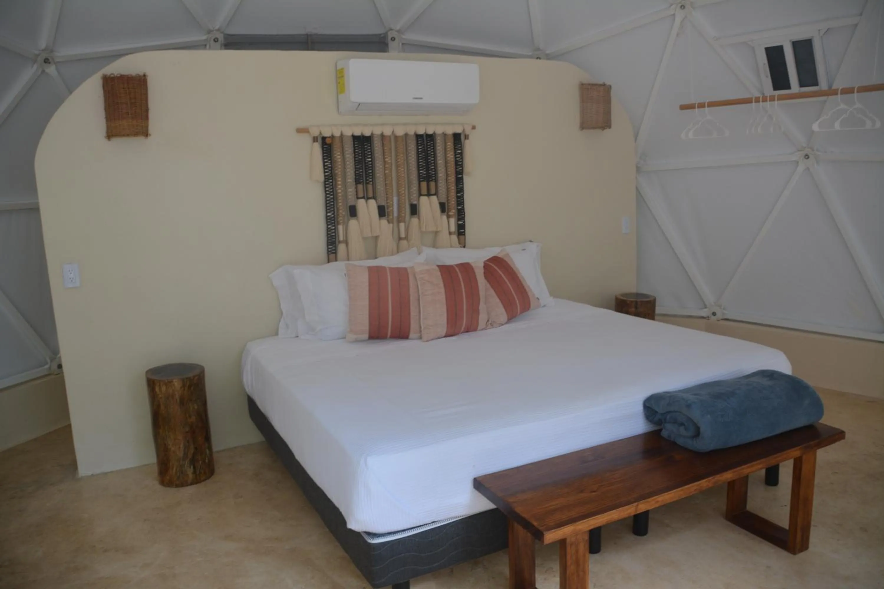 Bed in Glamping Mayan Glam