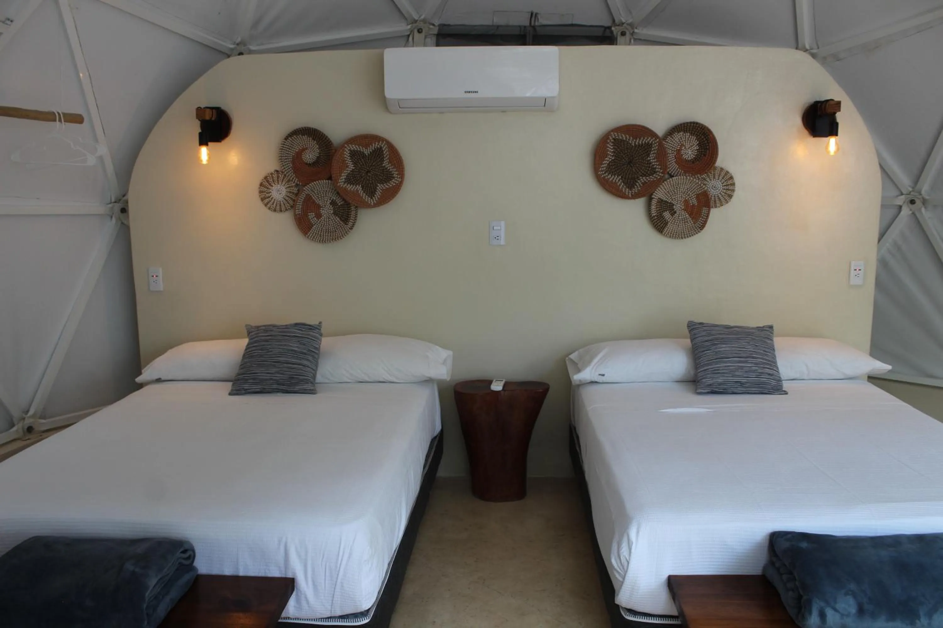 Bed in Glamping Mayan Glam