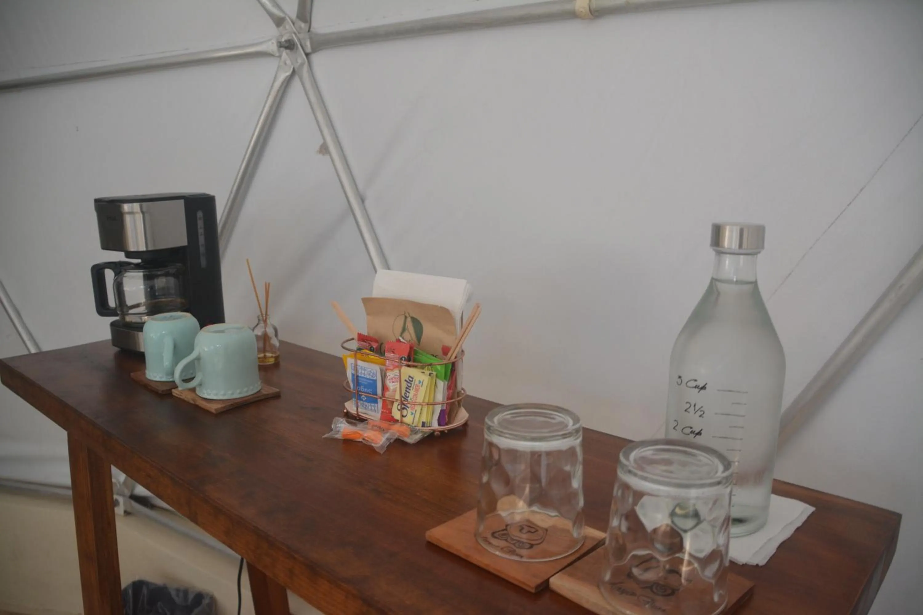 Coffee/tea facilities in Glamping Mayan Glam