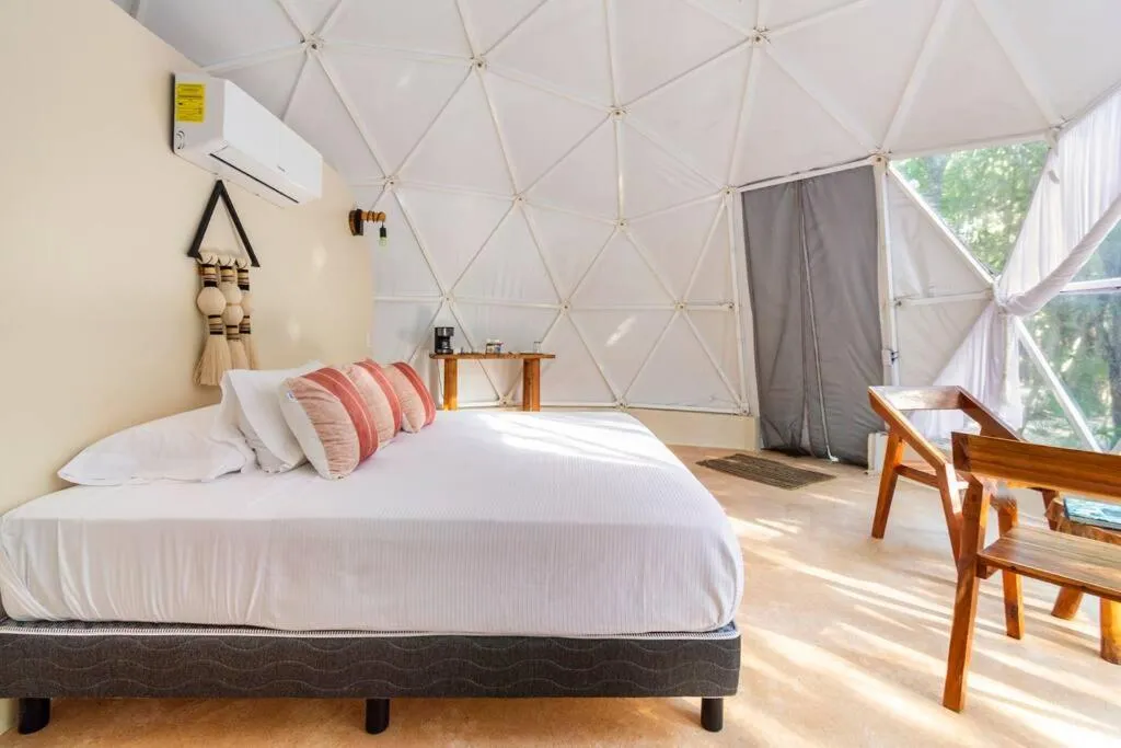 Bed in Glamping Mayan Glam