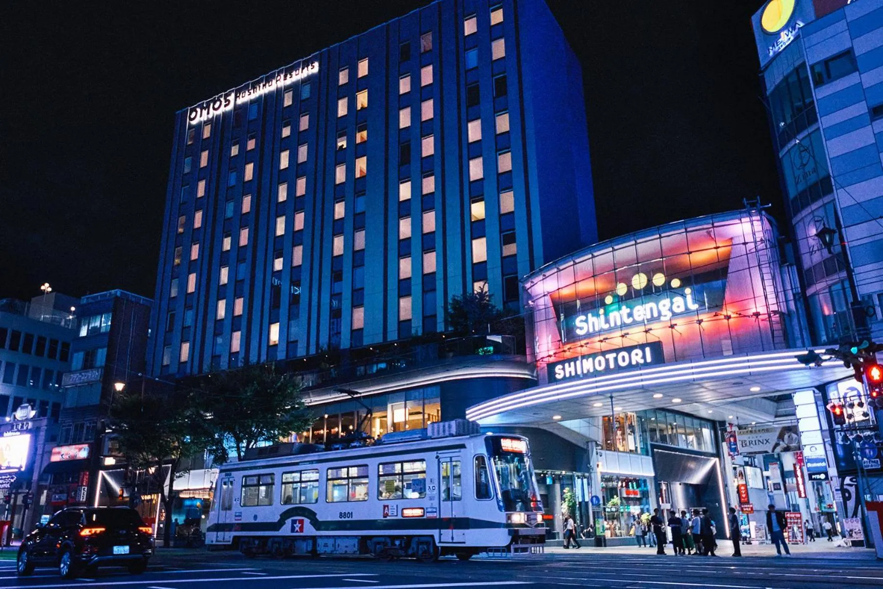 Property building in OMO5 Kumamoto by Hoshino Resorts