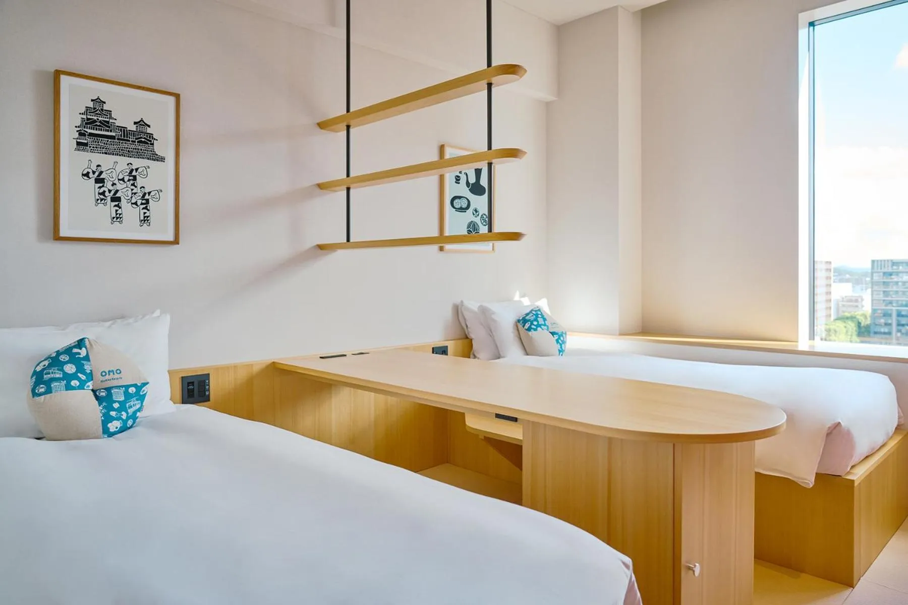 Photo of the whole room, Bed in OMO5 Kumamoto by Hoshino Resorts