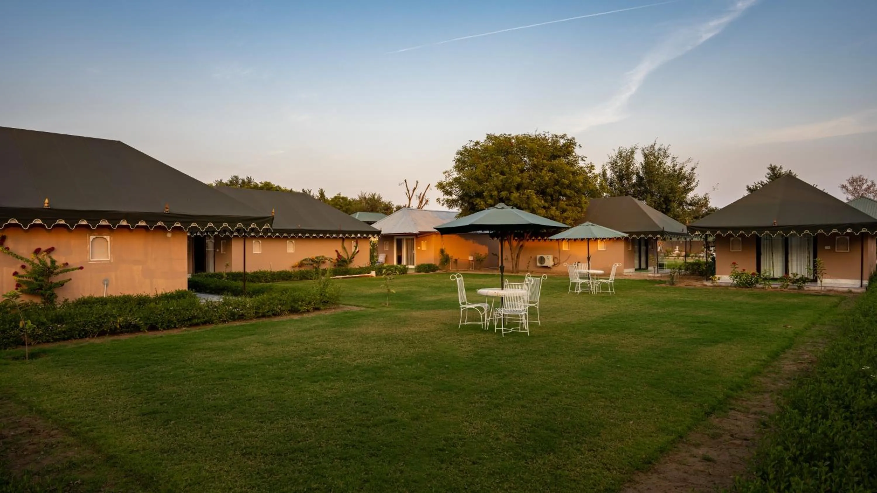 Garden in Aangan Resort Ranthambhore - A Private Pool Villa