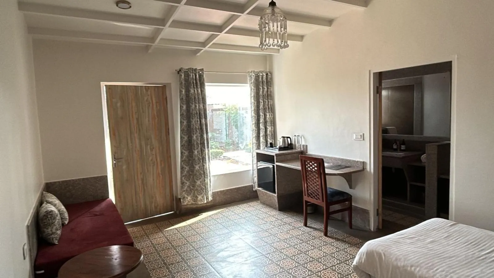 Bed in Aangan Resort Ranthambhore - A Private Pool Villa