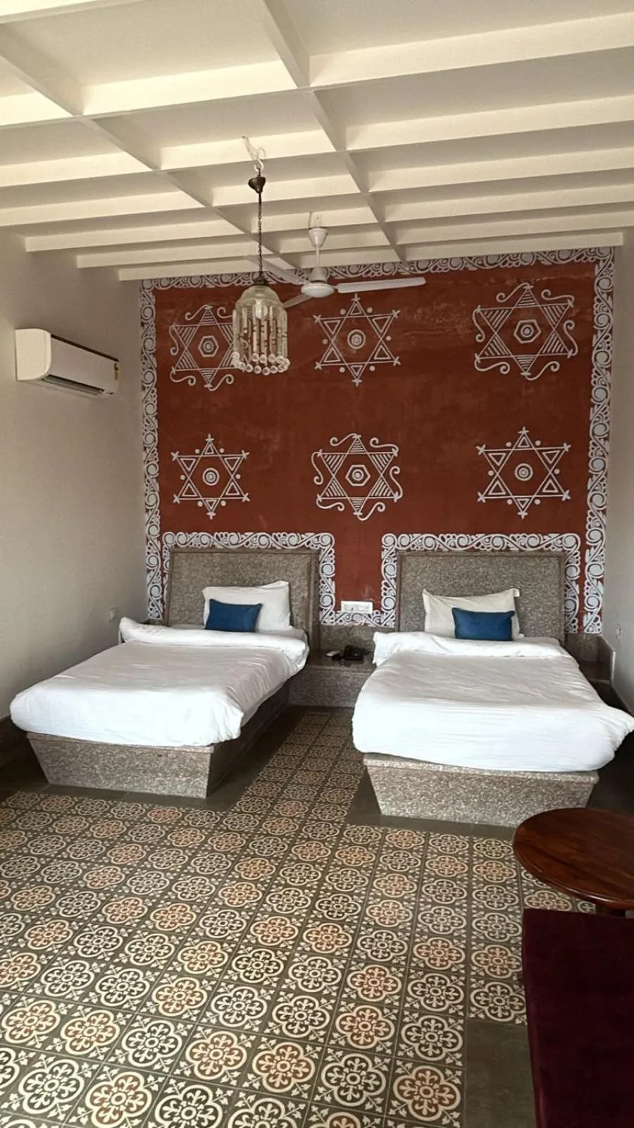 Bed in Aangan Resort Ranthambhore - A Private Pool Villa