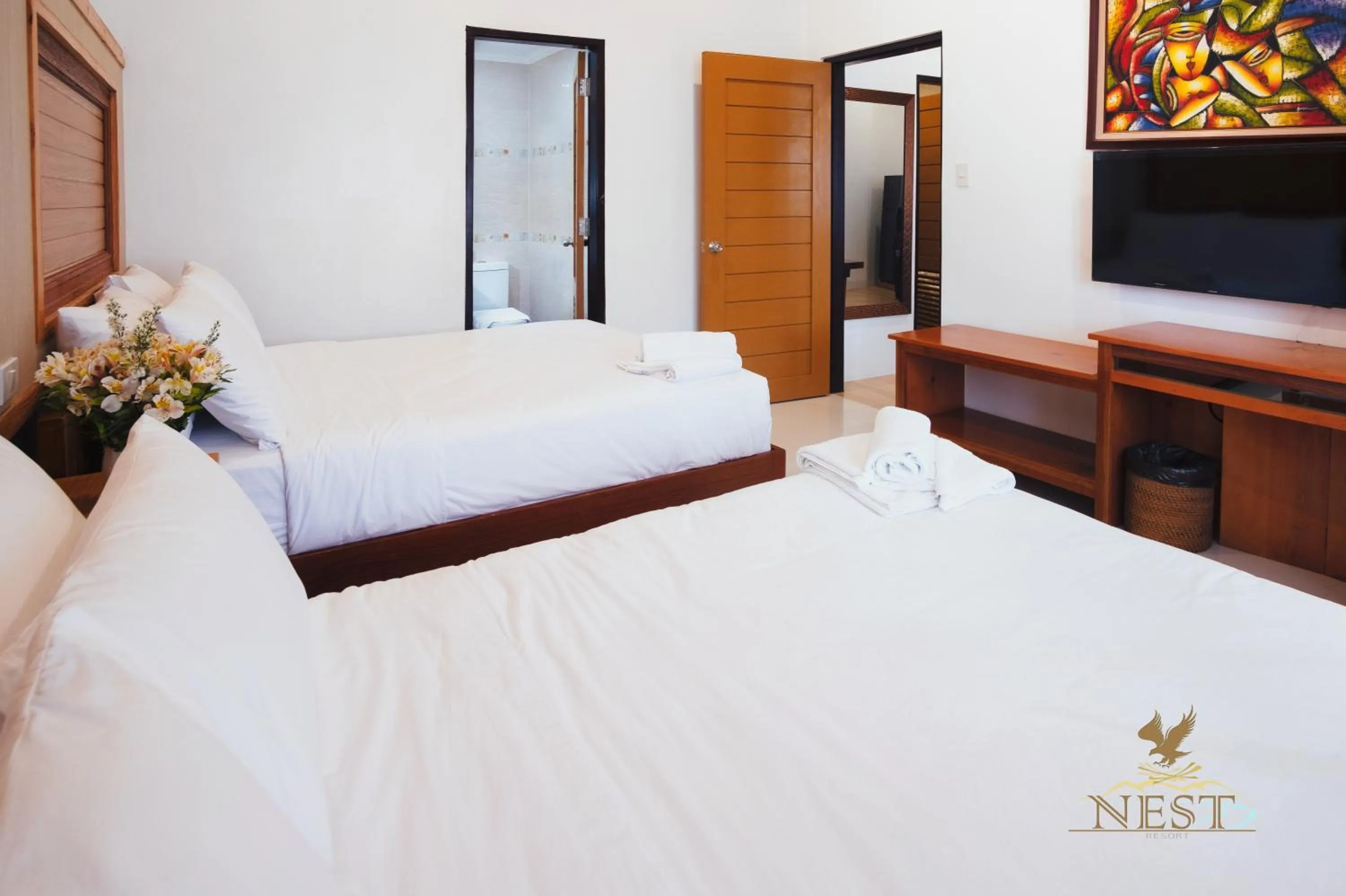 Bed in Nest Resort
