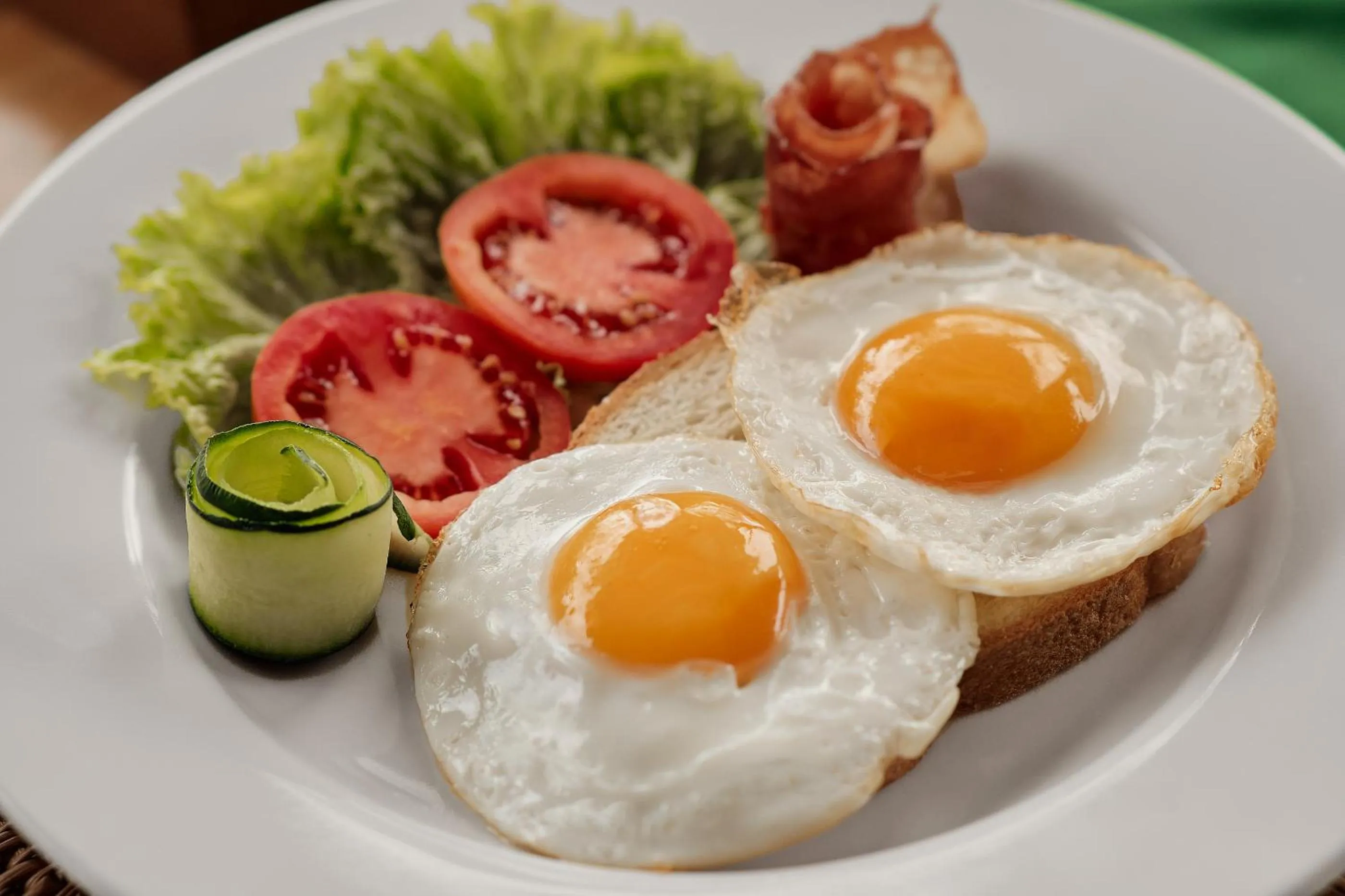 American breakfast in Gynandha Ubud Cottage