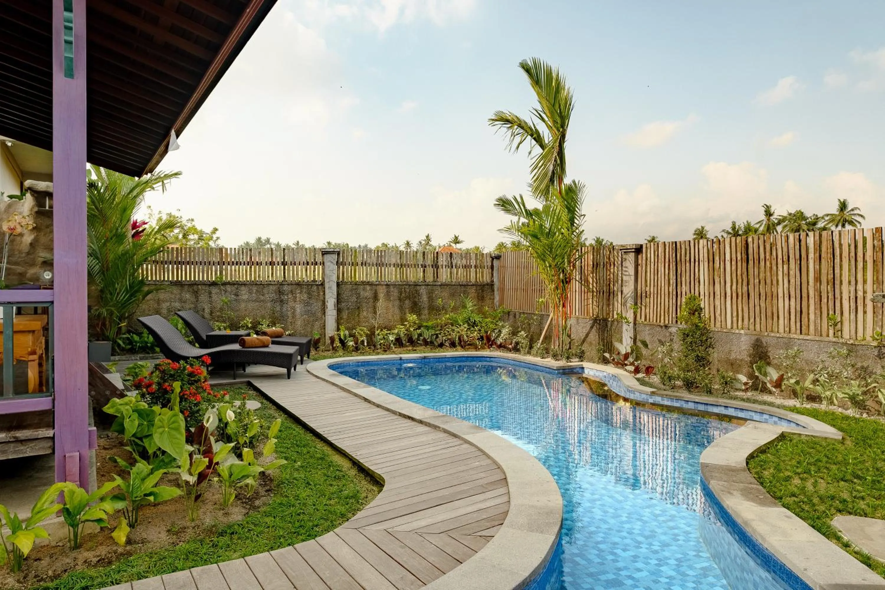 Garden view in Gynandha Ubud Cottage