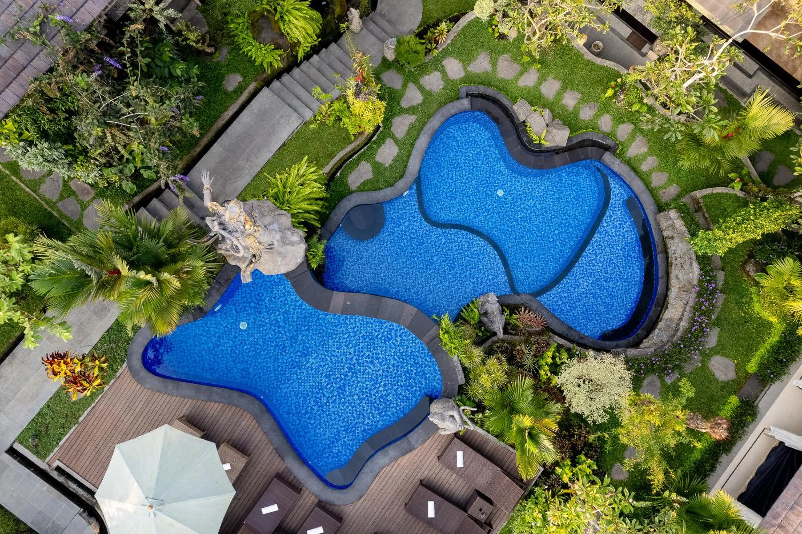 Swimming pool in Gynandha Ubud Cottage