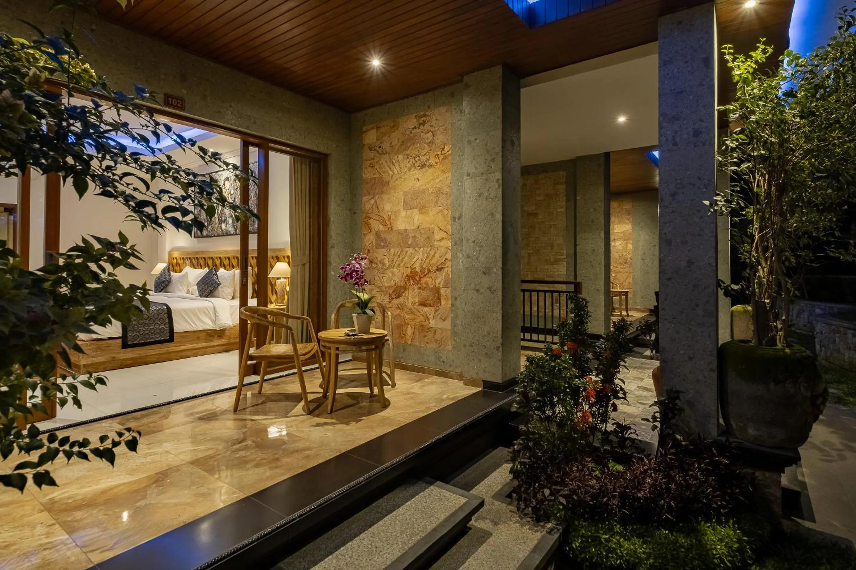 Balcony/Terrace in Gynandha Ubud Cottage