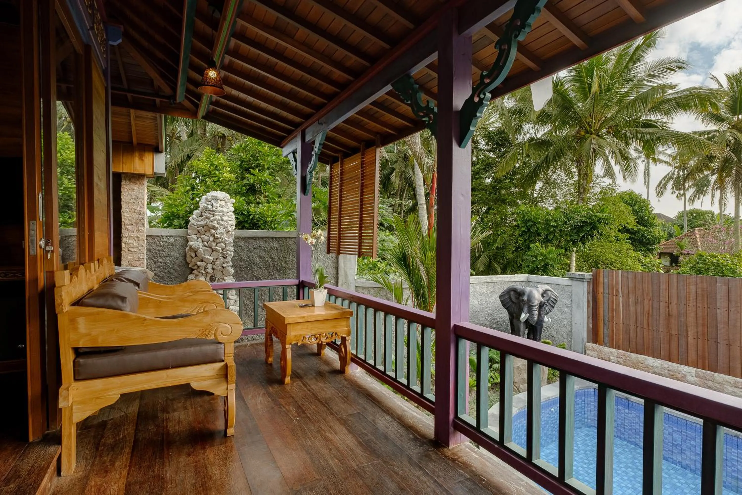 Balcony/Terrace in Gynandha Ubud Cottage