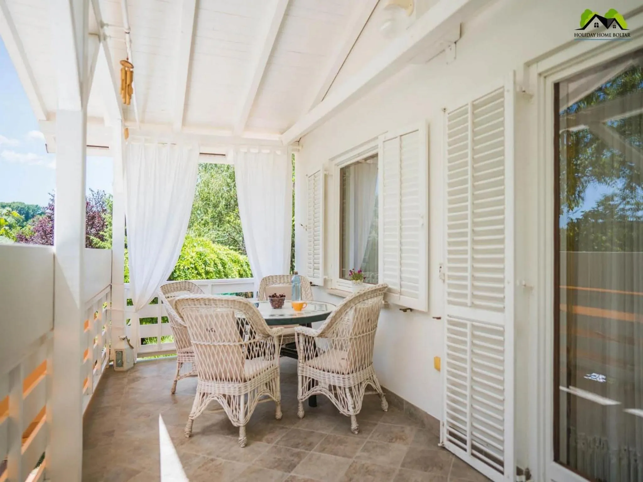 Balcony/Terrace in Holiday Home Boltar