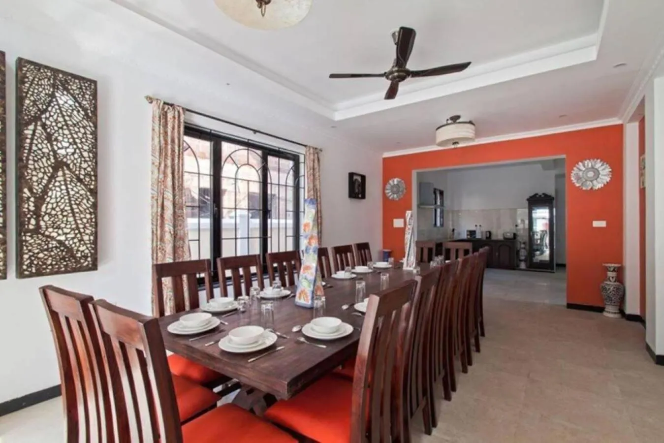 Dining area in Luxury Rental with Kids Playroom in Goa
