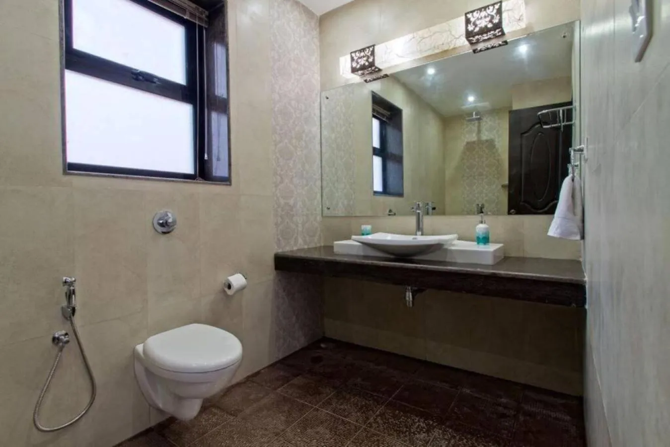 Bathroom in Luxury Rental with Kids Playroom in Goa