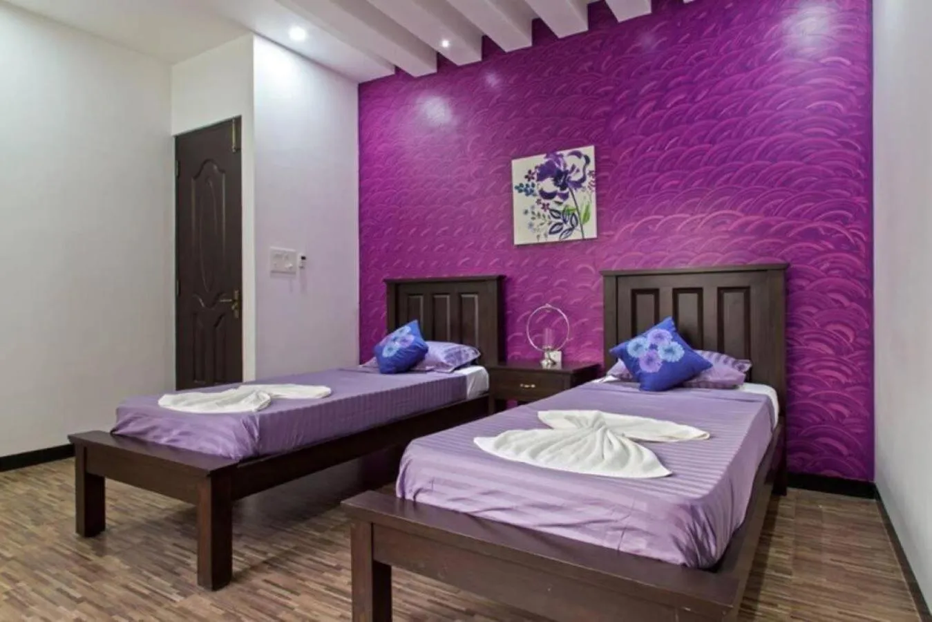 Bedroom, Bed in Luxury Rental with Kids Playroom in Goa