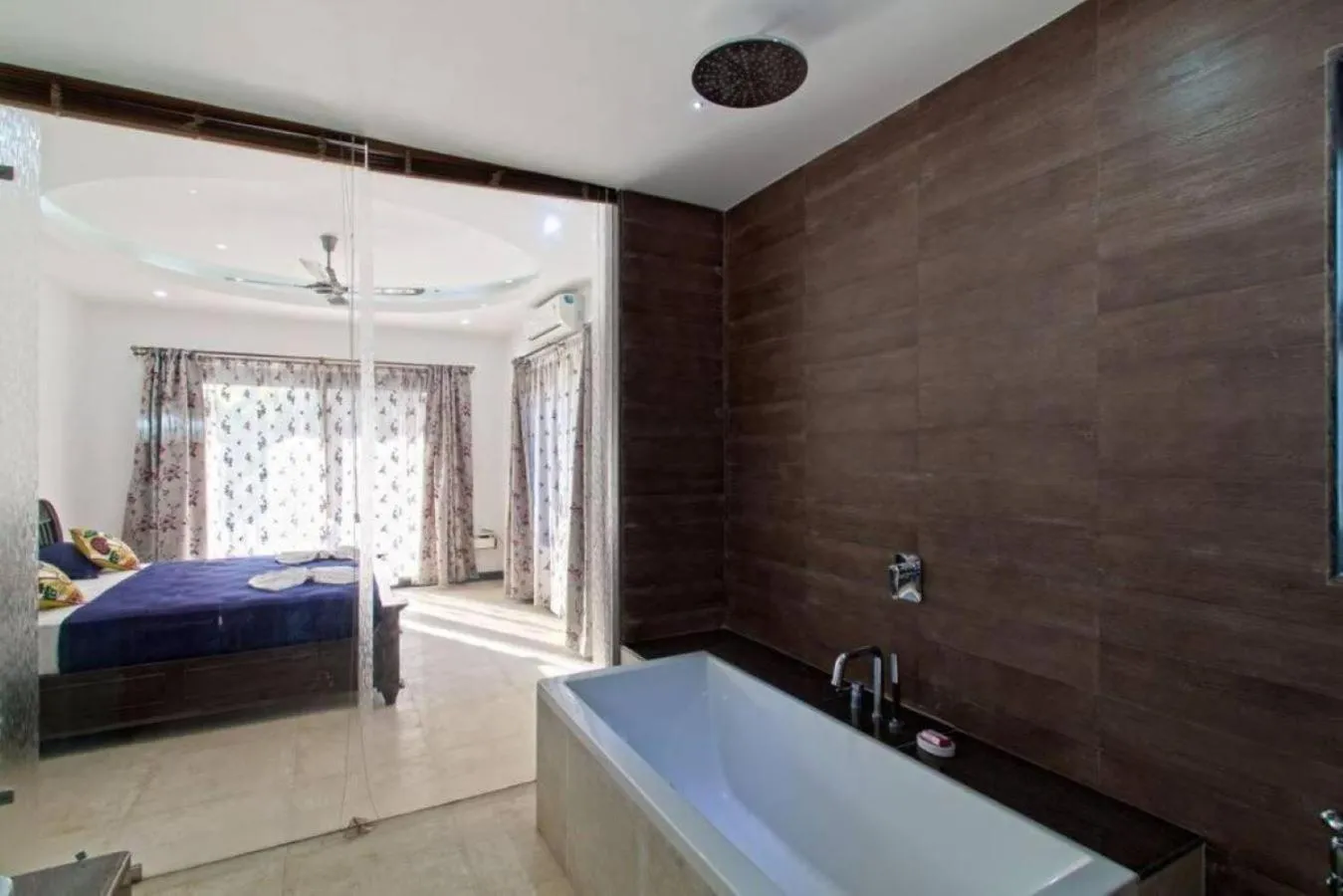 Photo of the whole room, Bed in Luxury Rental with Kids Playroom in Goa
