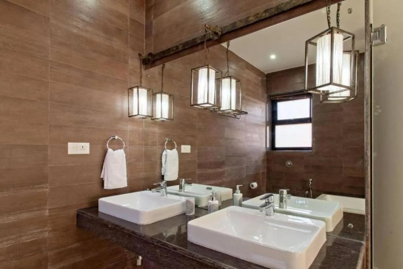 Bathroom in Luxury Rental with Kids Playroom in Goa