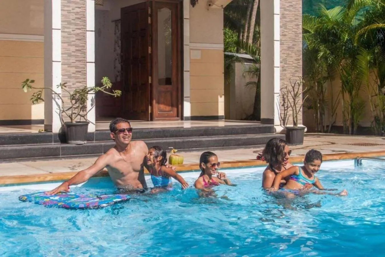 Swimming pool in Luxury Rental with Kids Playroom in Goa