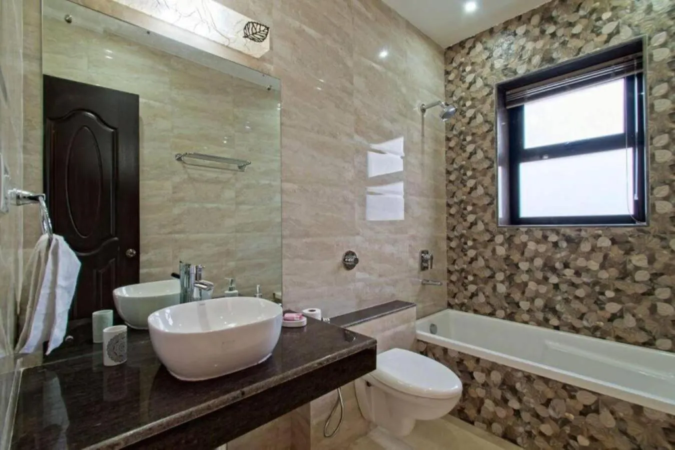 Bathroom in Luxury Rental with Kids Playroom in Goa