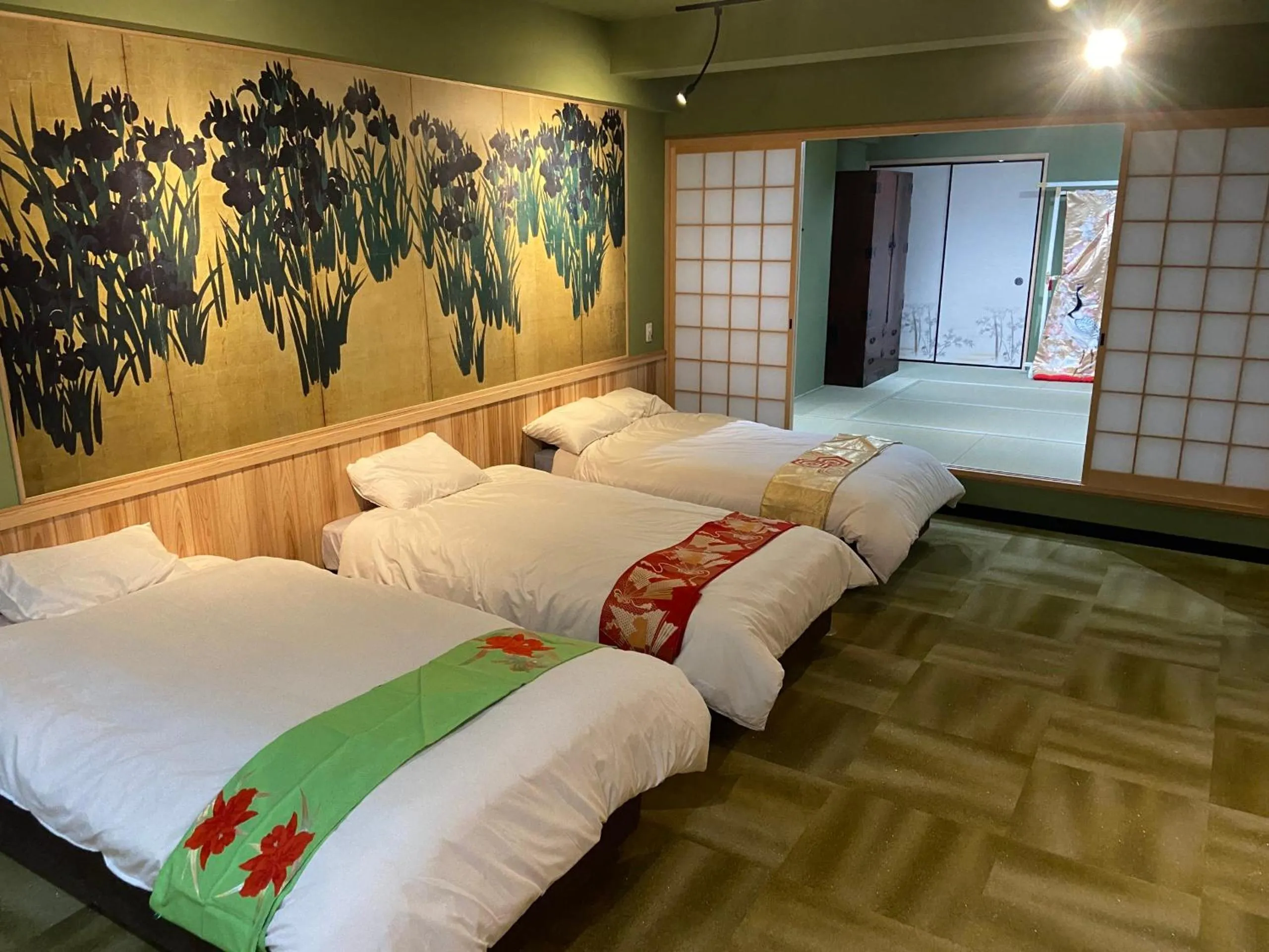 Bedroom, Bed in Osaka Ukiyoe Ryokan