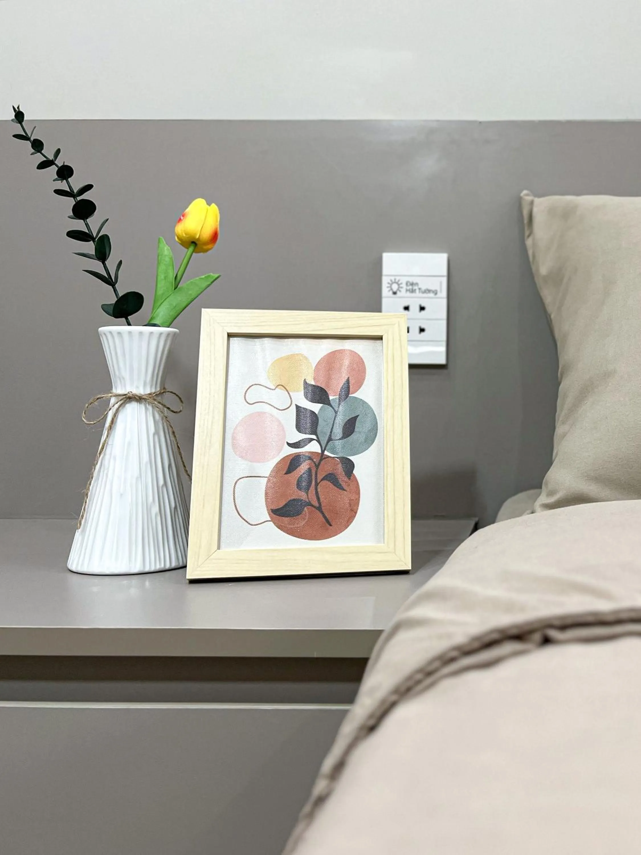 Decorative detail, Bed in Lều Vịt Homestay Hải Phòng