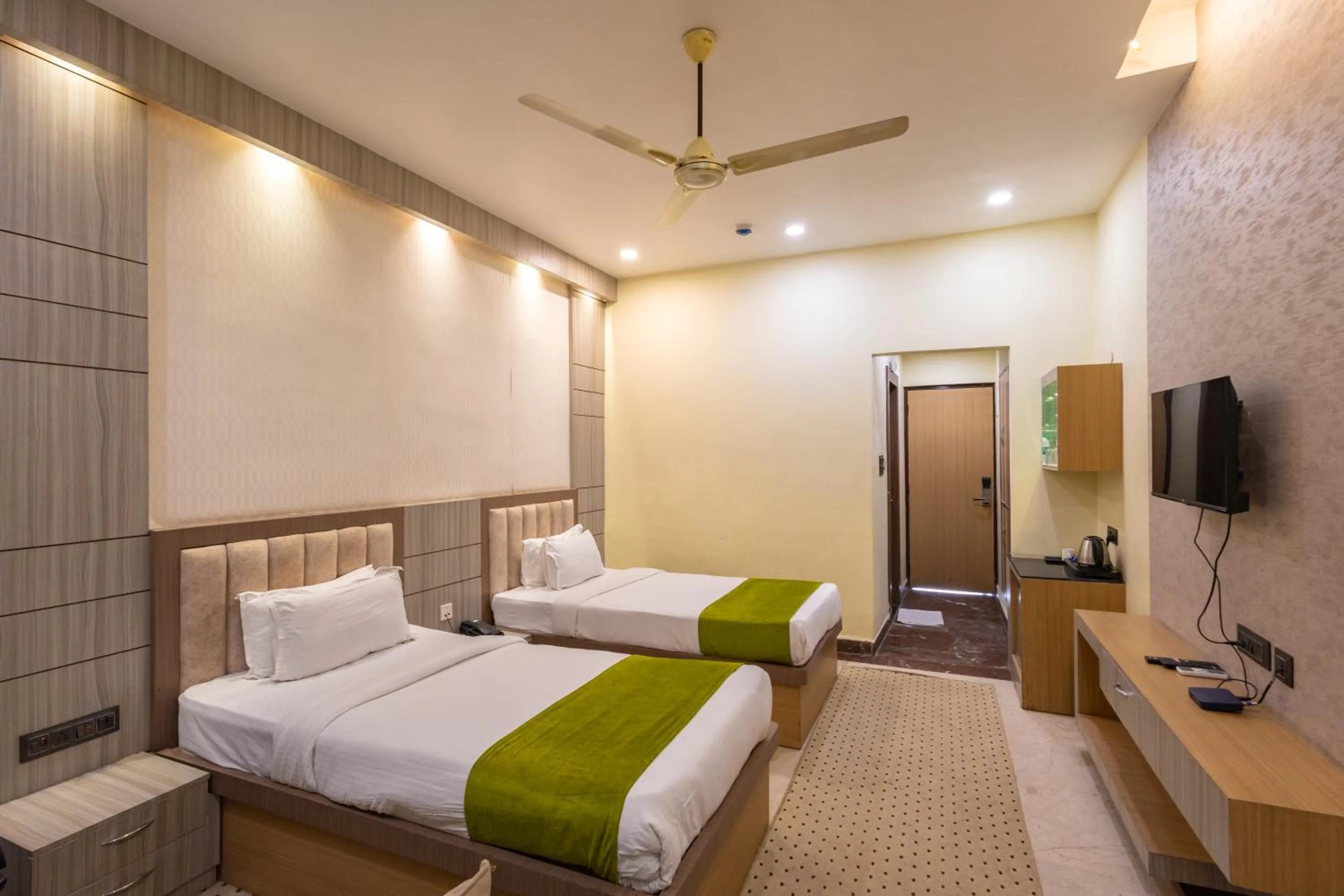 Bed in BUDDHA HERITAGE RESORT