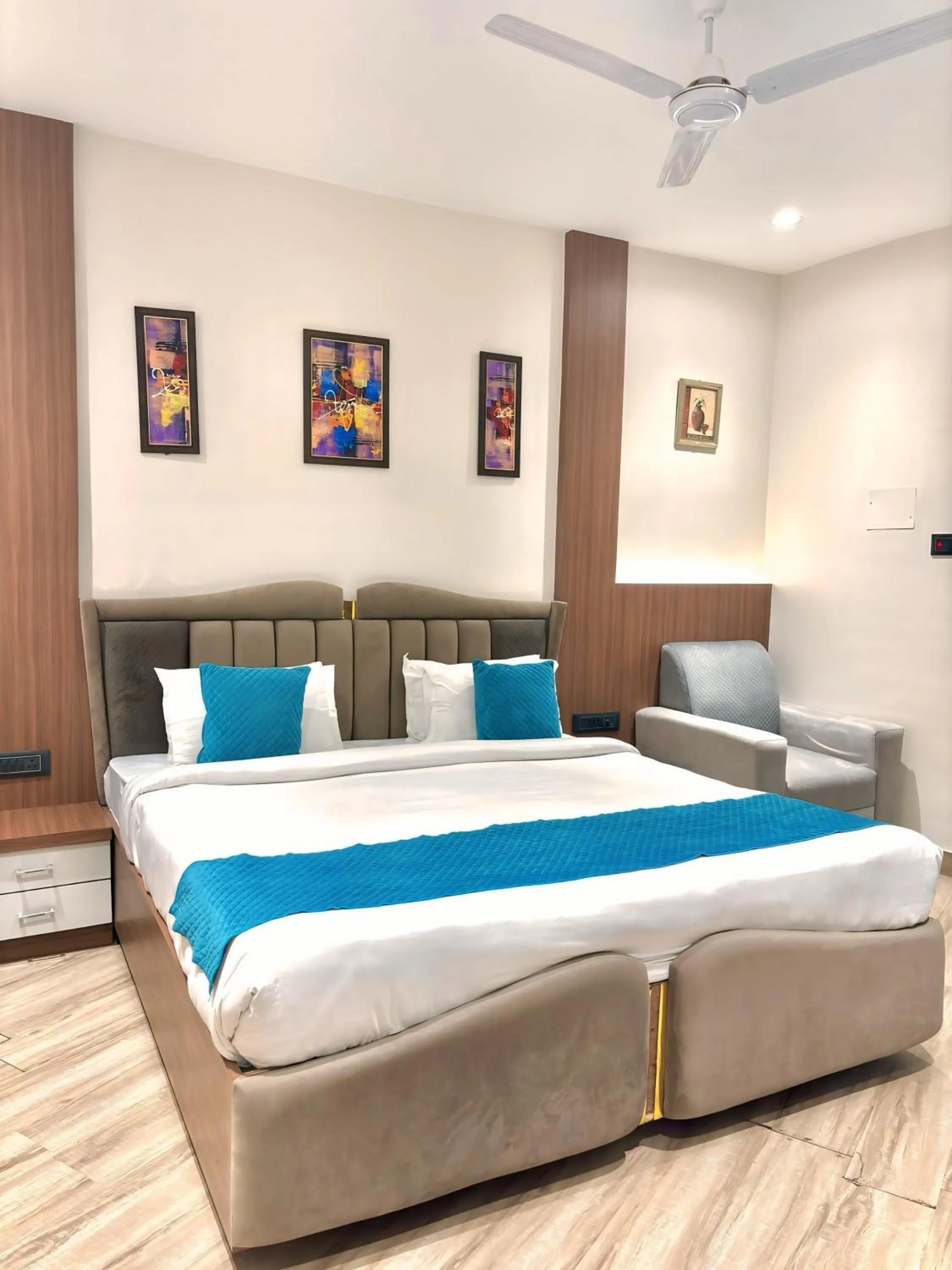 Bed in BUDDHA HERITAGE RESORT