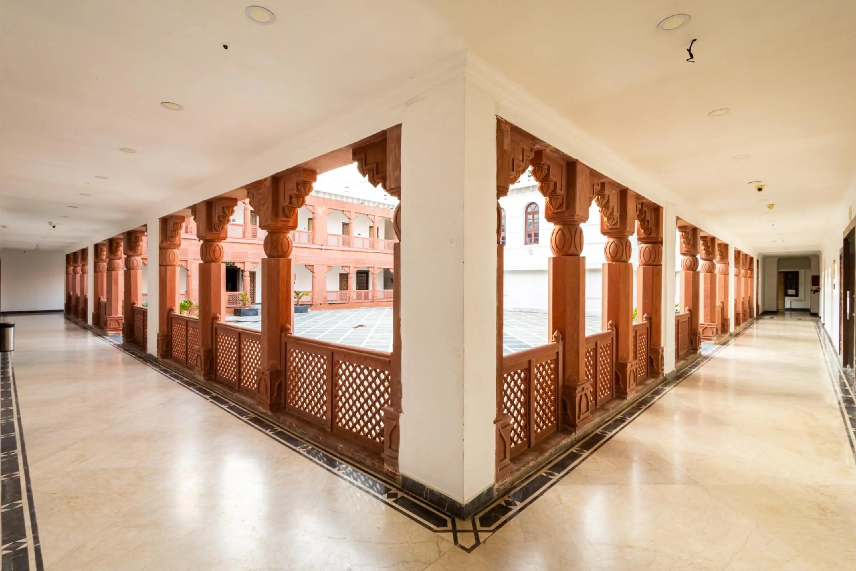 Inner courtyard view in BUDDHA HERITAGE RESORT