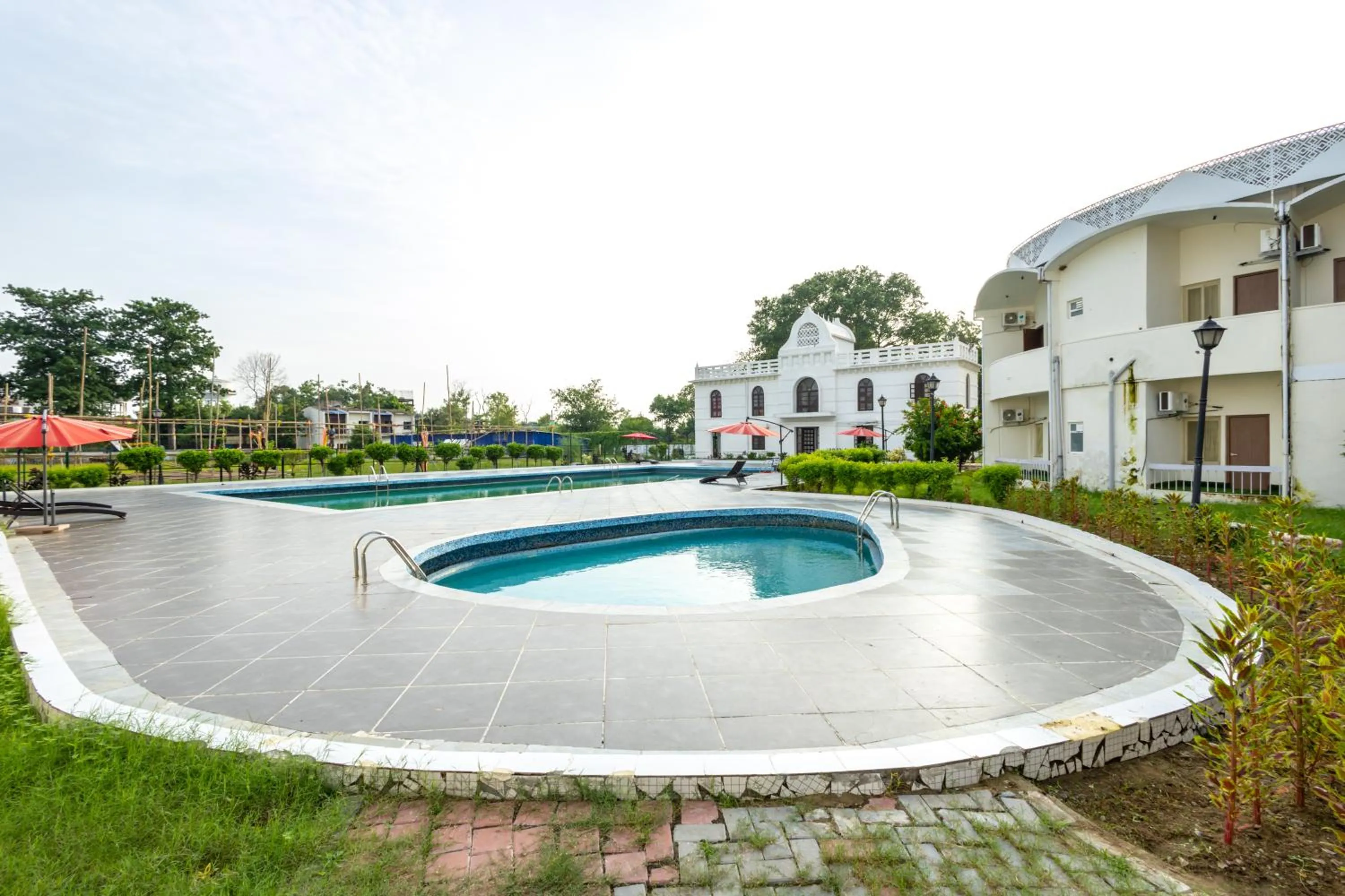 Swimming pool in BUDDHA HERITAGE RESORT