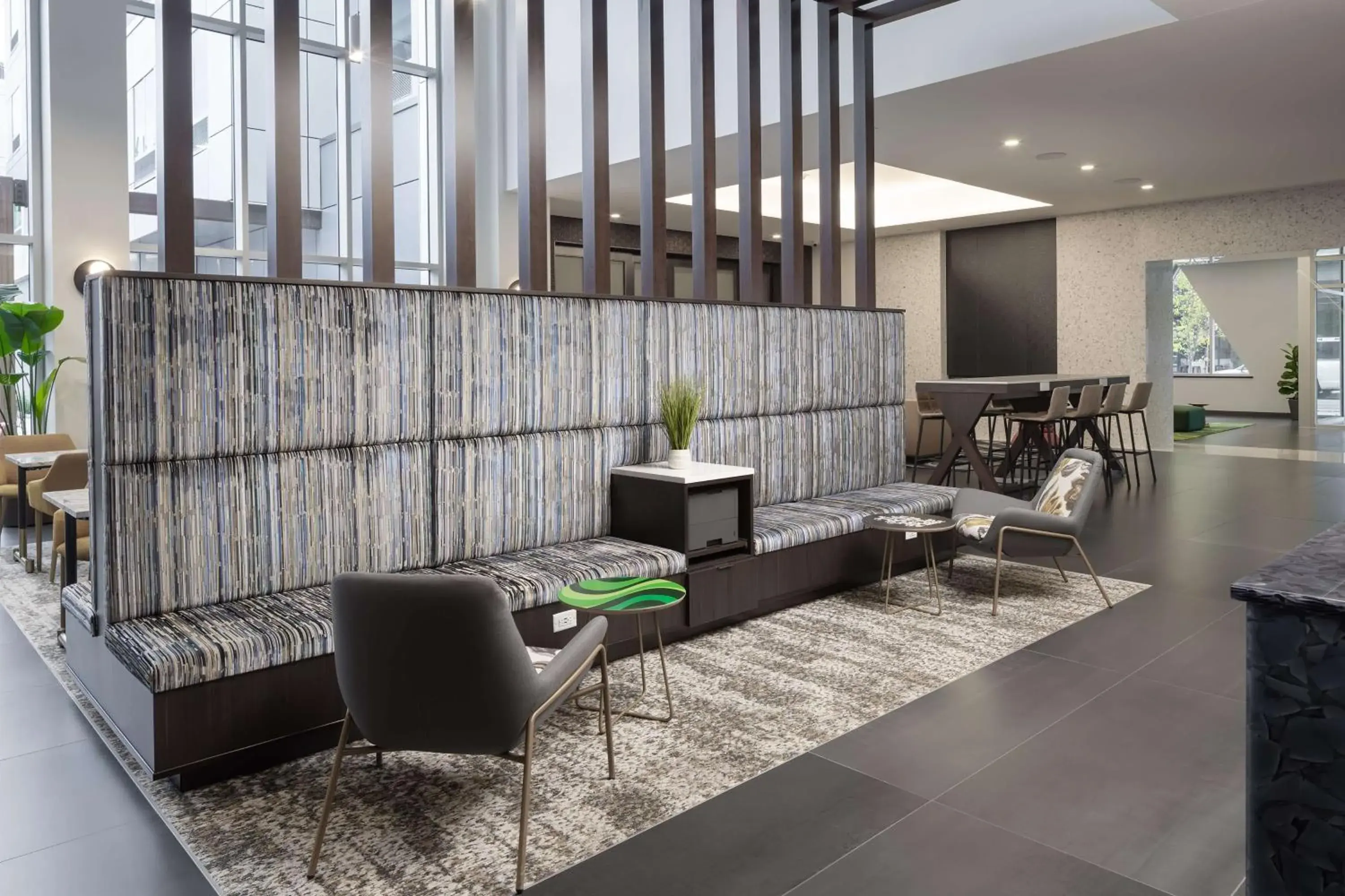 Lobby or reception in Hampton Inn & Suites Rochester Downtown Lobby or reception in Hampton Inn & Suites Rochester Downtown