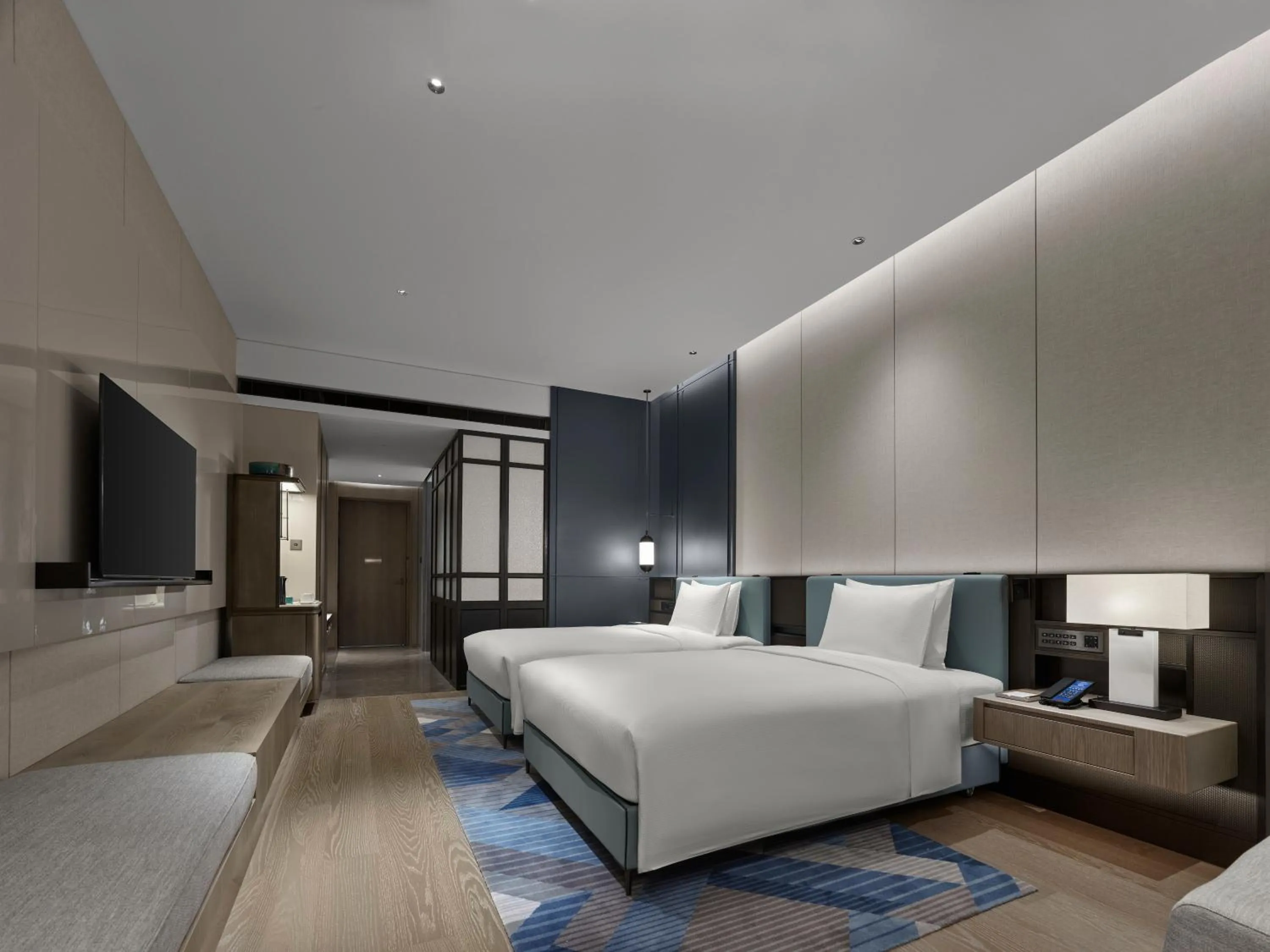 Bedroom, Bed in Hilton Zhuhai