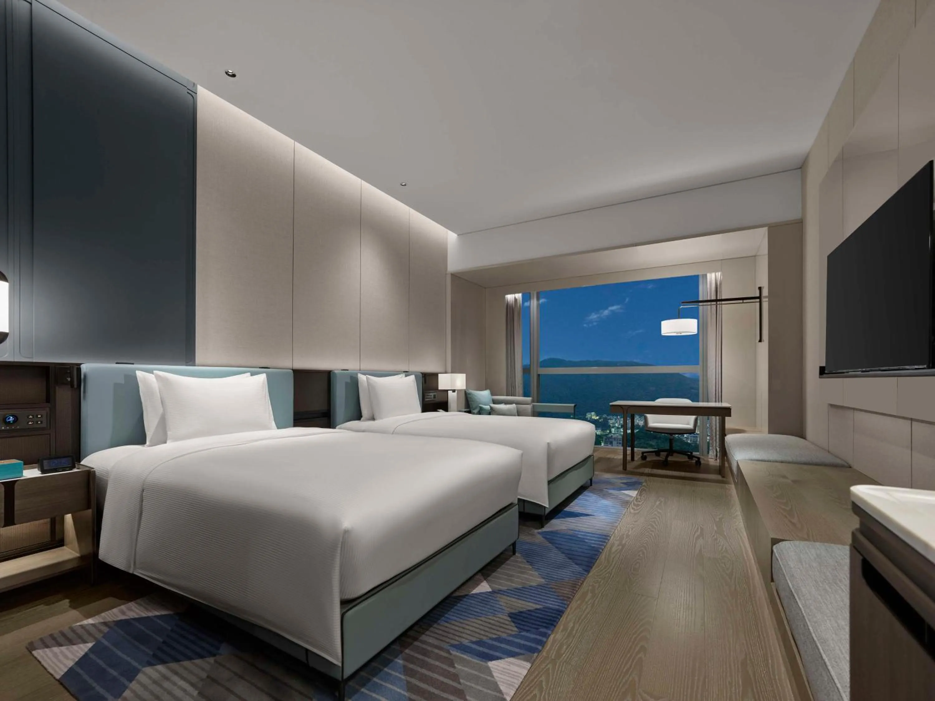 Bedroom, Bed in Hilton Zhuhai