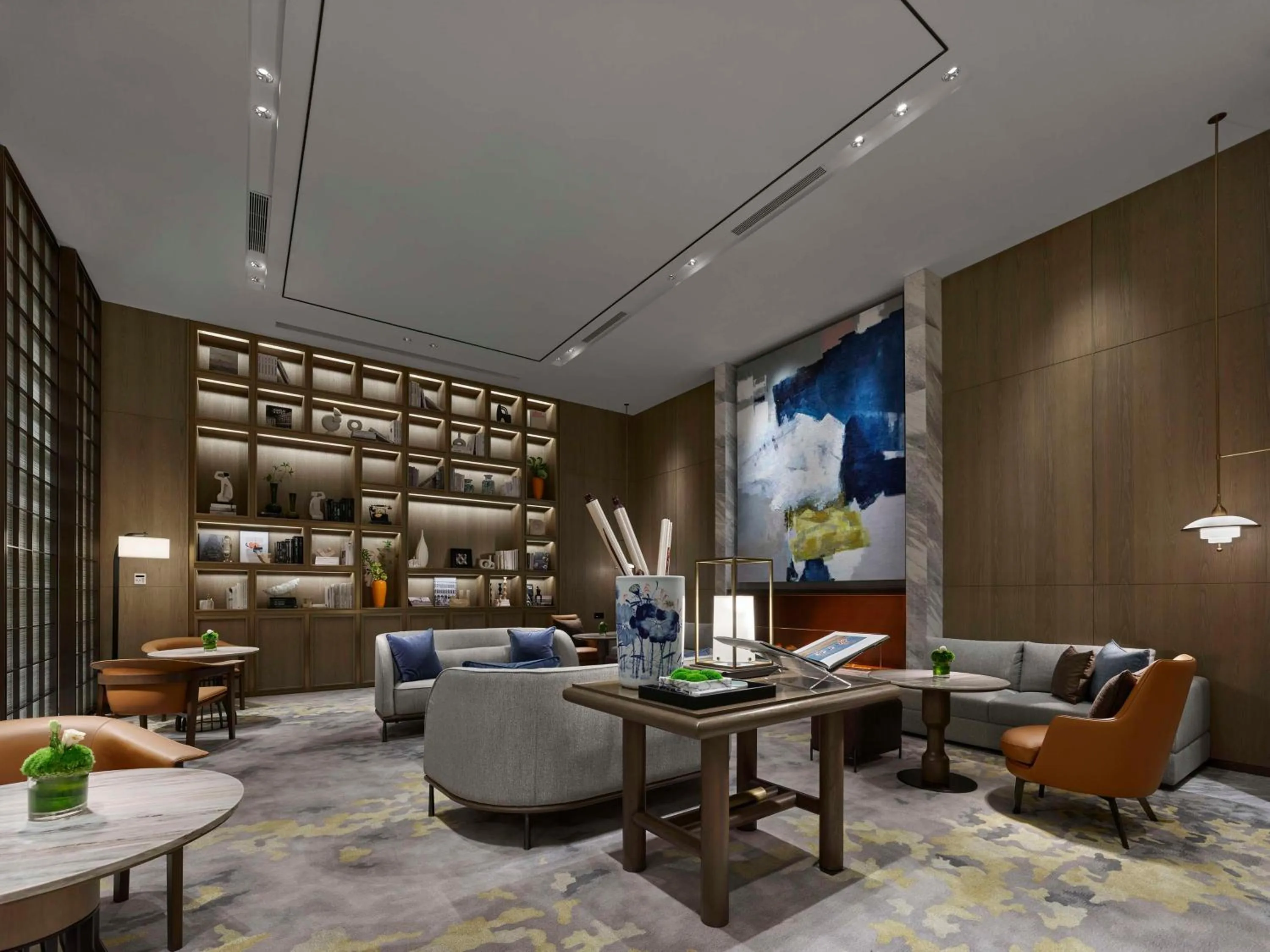 Lobby or reception in Hilton Zhuhai