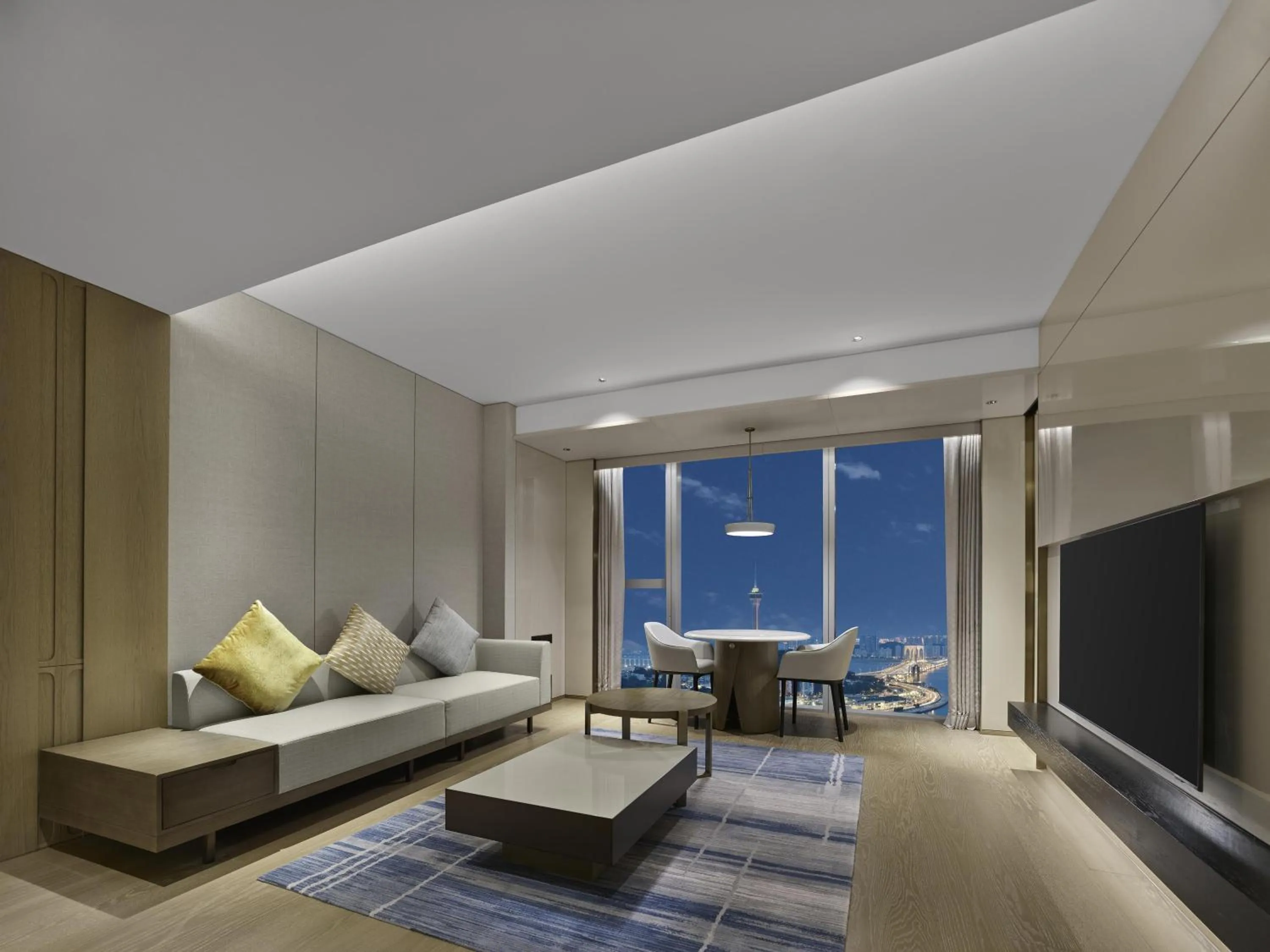 Living room in Hilton Zhuhai