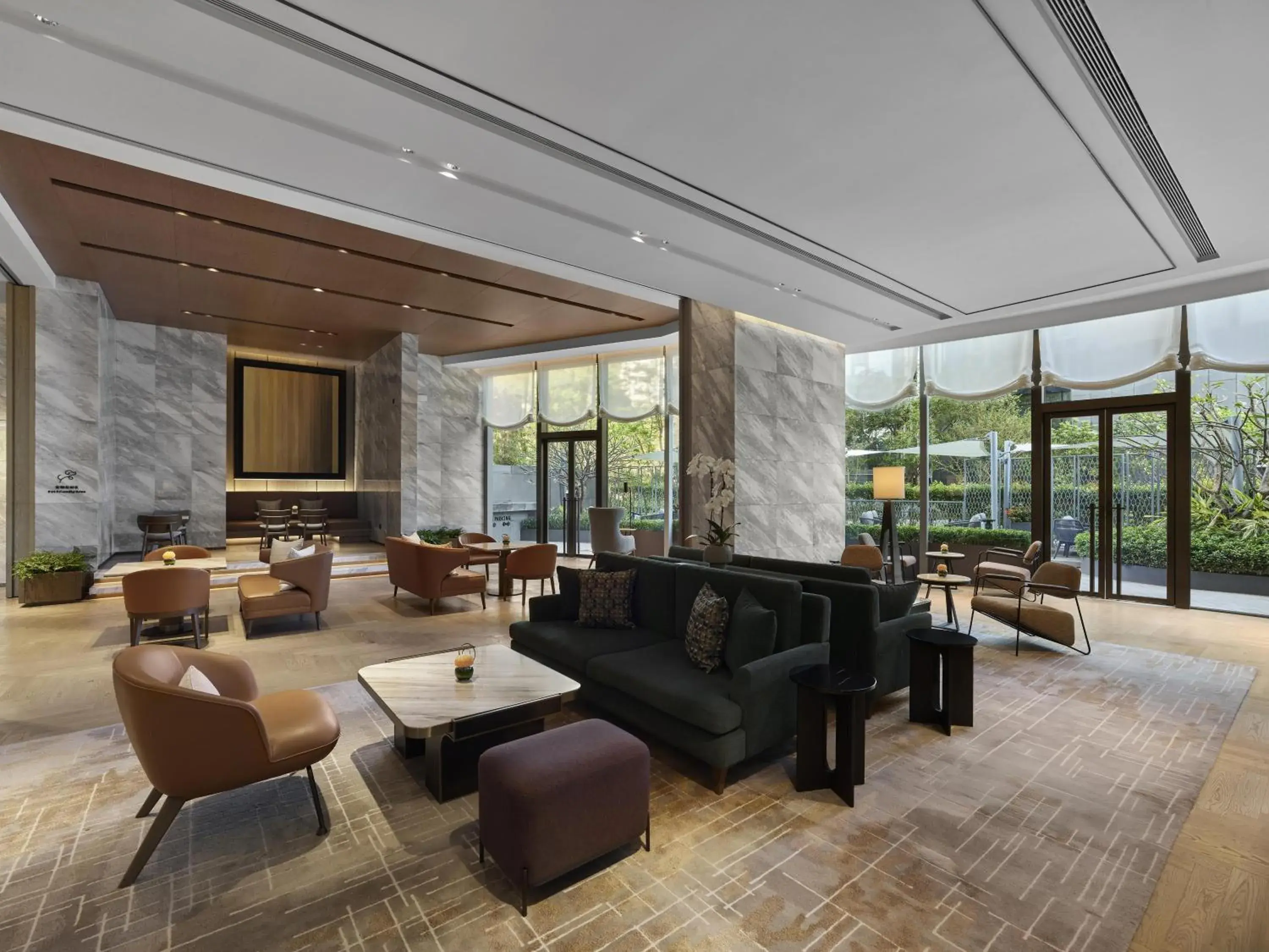 Lobby or reception in Hilton Zhuhai Lobby or reception in Hilton Zhuhai