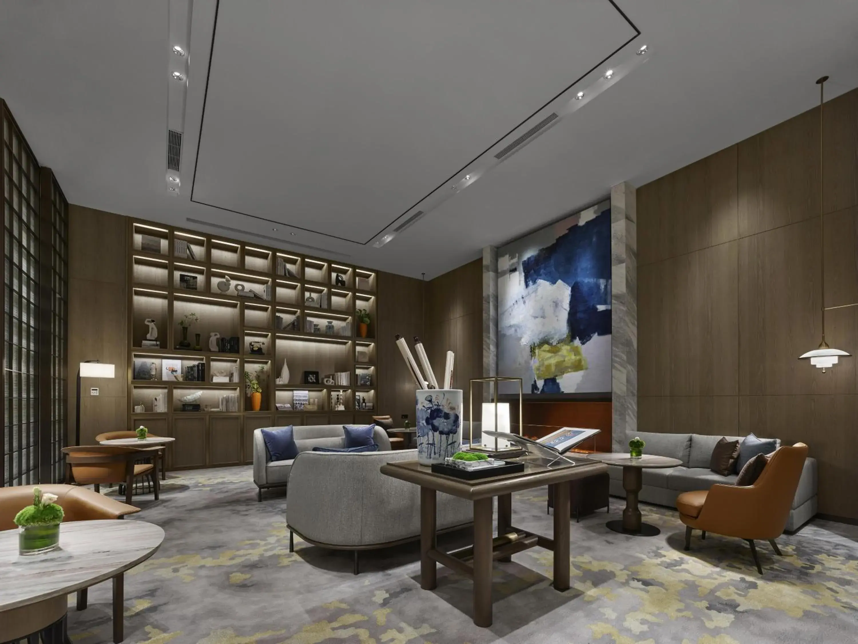 Lobby or reception in Hilton Zhuhai Lobby or reception in Hilton Zhuhai