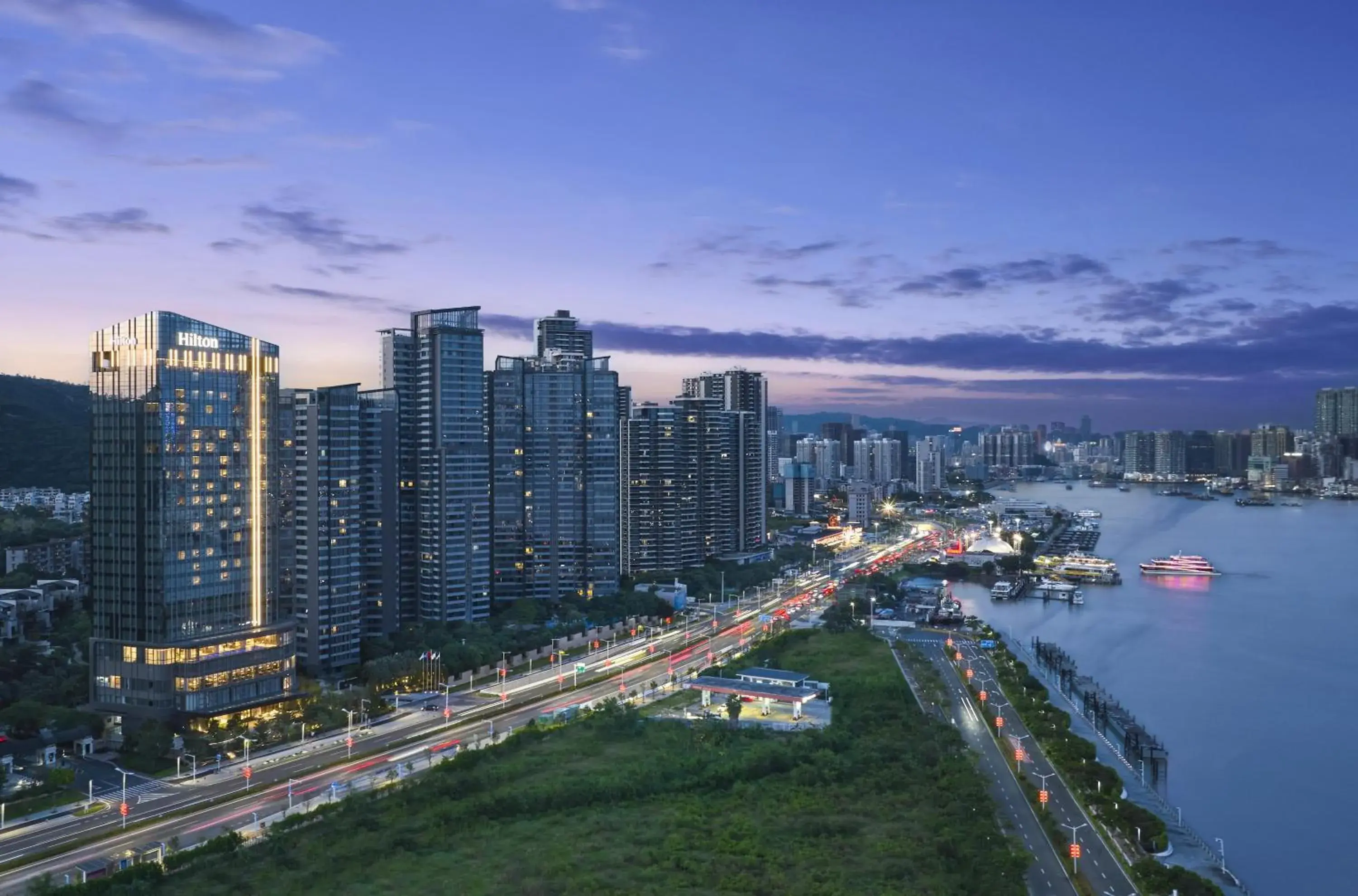 Property building in Hilton Zhuhai Property building in Hilton Zhuhai