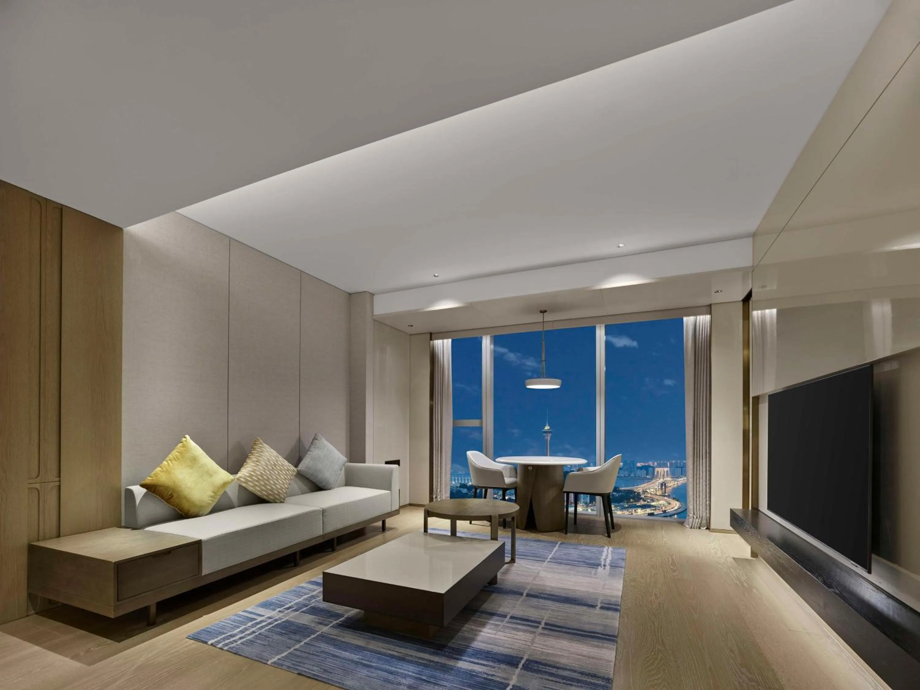 Living room in Hilton Zhuhai