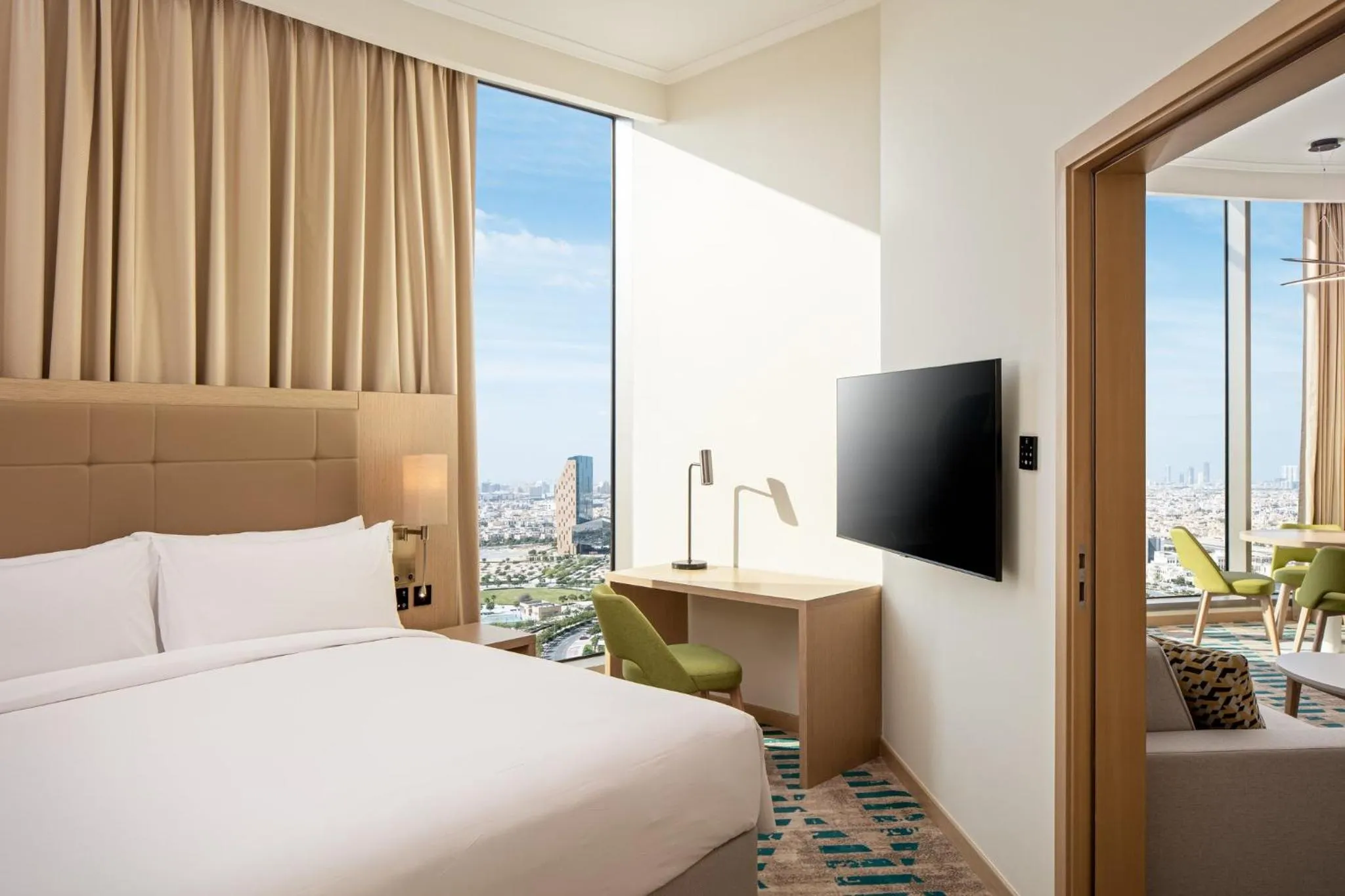 Photo of the whole room, Bed in Holiday Inn & Suites - Dubai Science Park by IHG