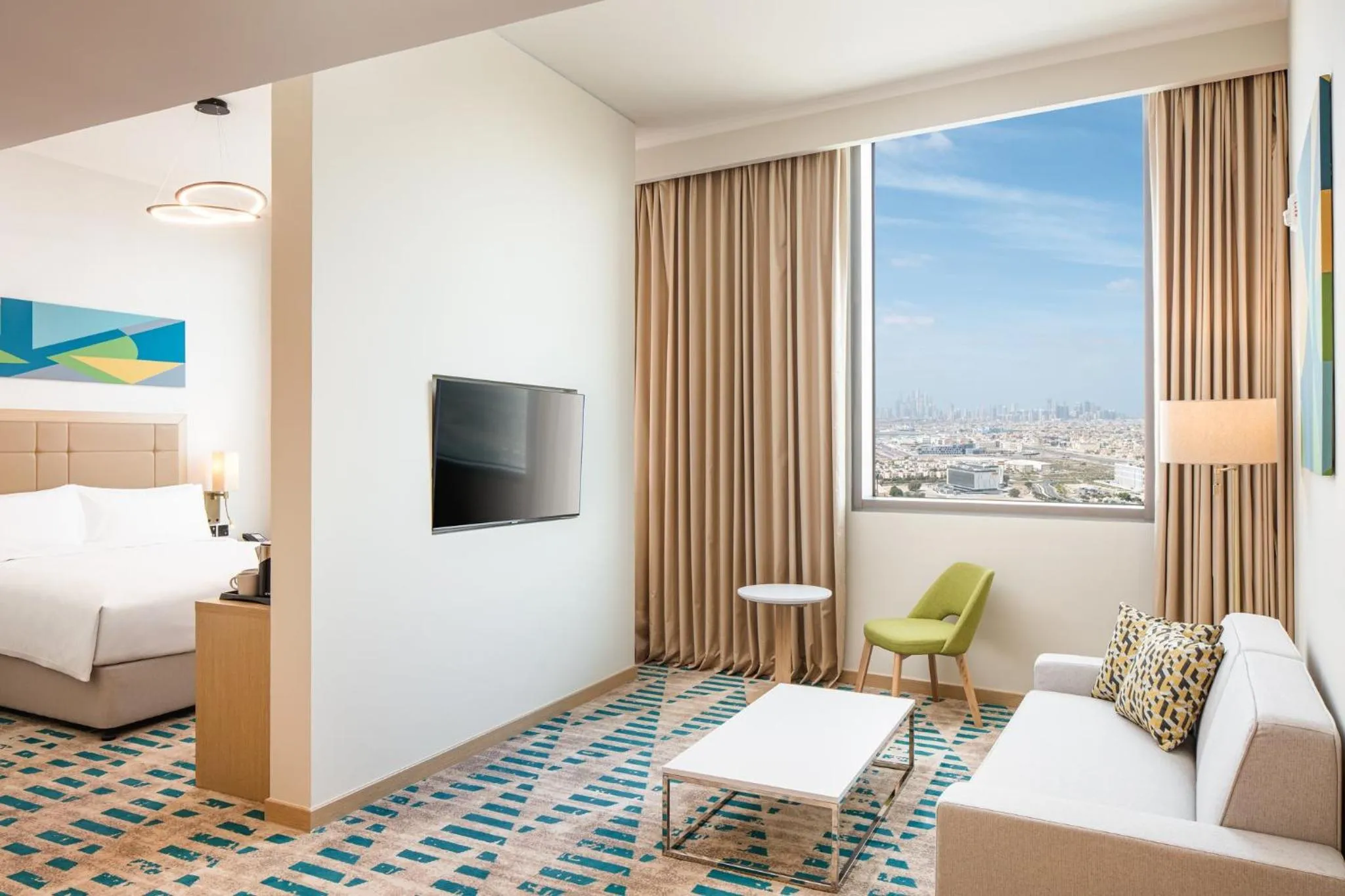 Photo of the whole room, Bed in Holiday Inn & Suites - Dubai Science Park by IHG