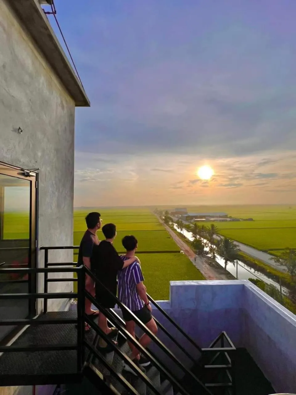 Sunrise in PADI Sentral @ Sekinchan