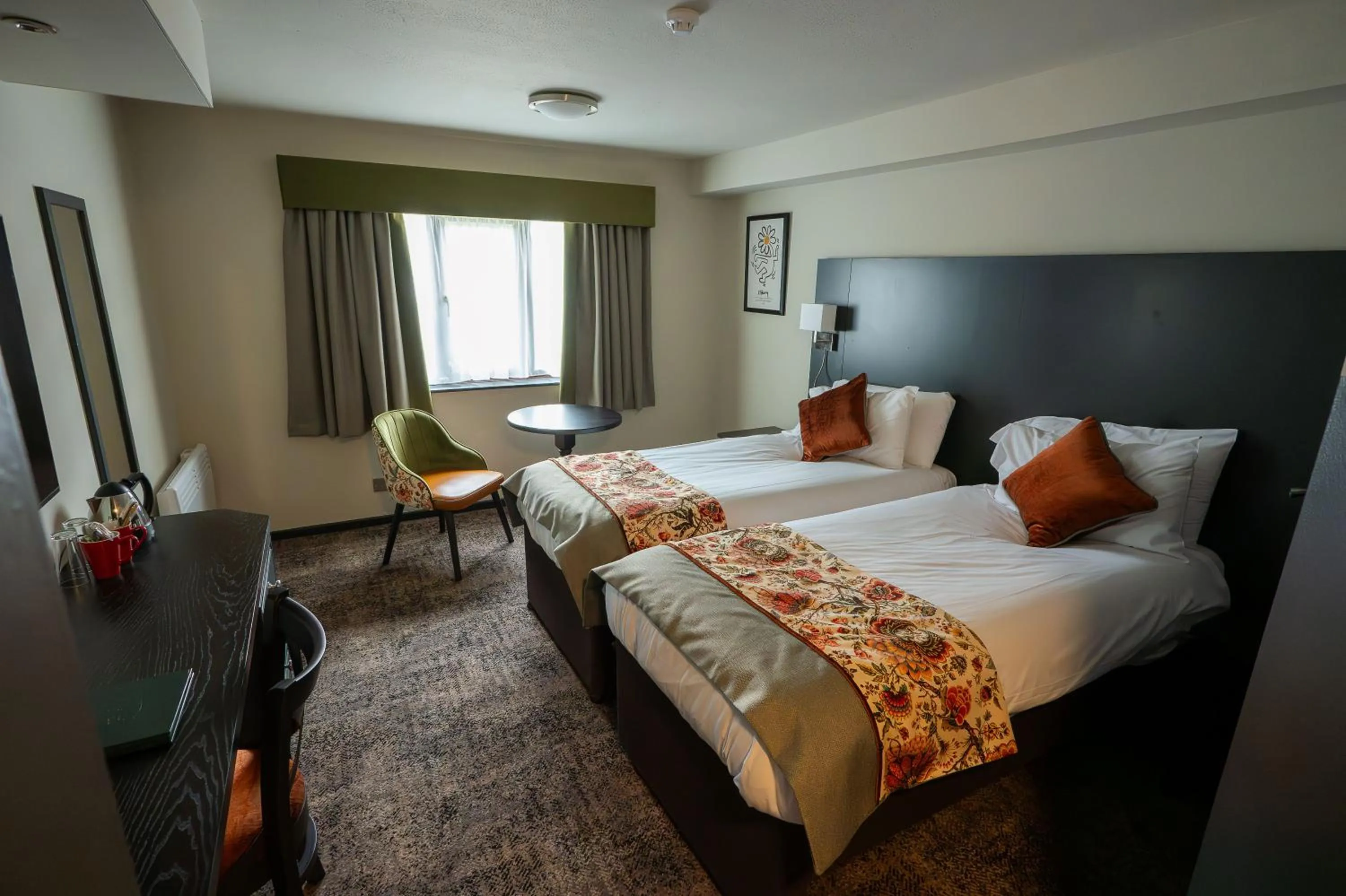 Bed in Cat & Lion Country Pub and Hotel