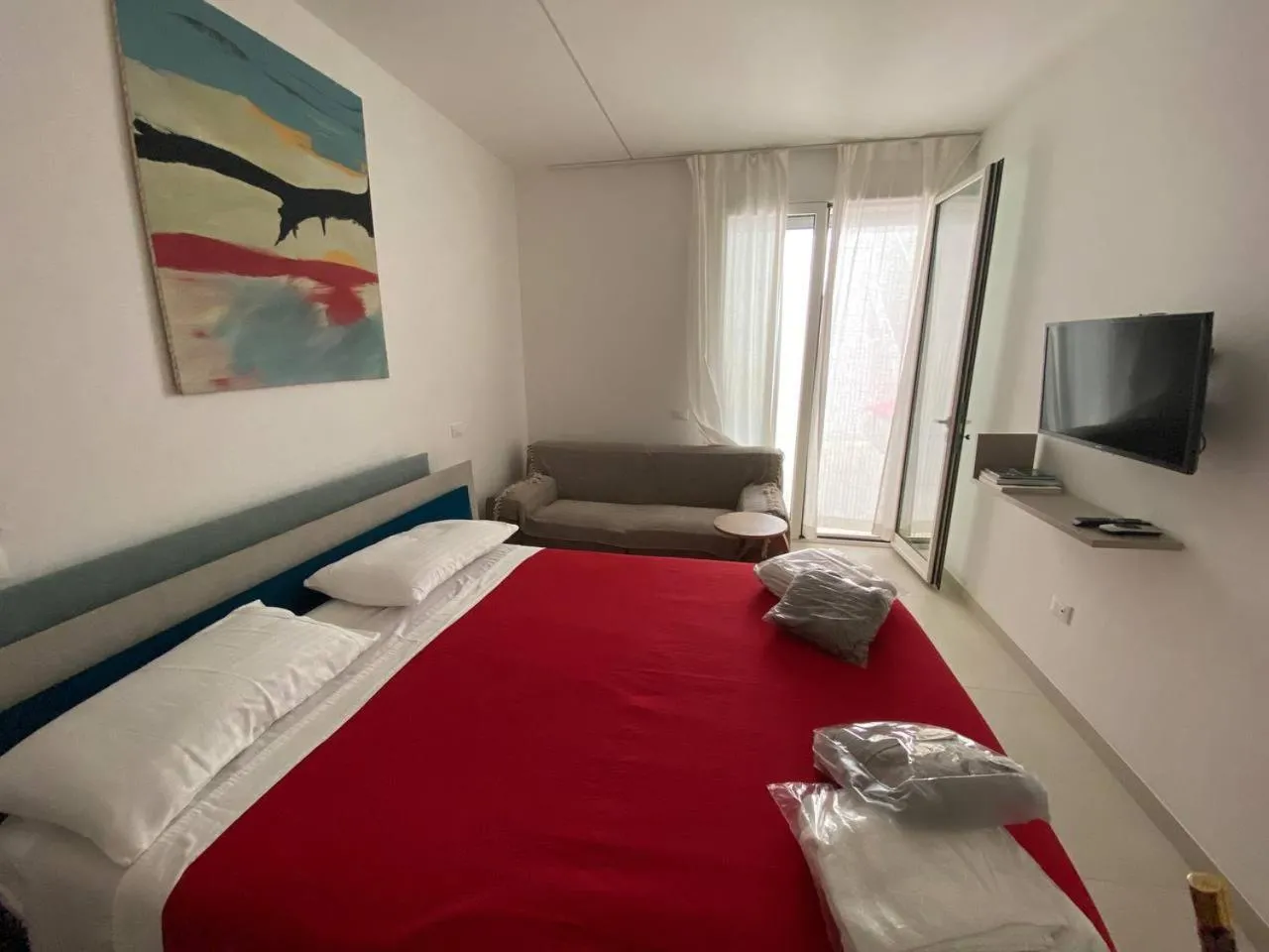 Bed in Villa Skyline- Otranto
